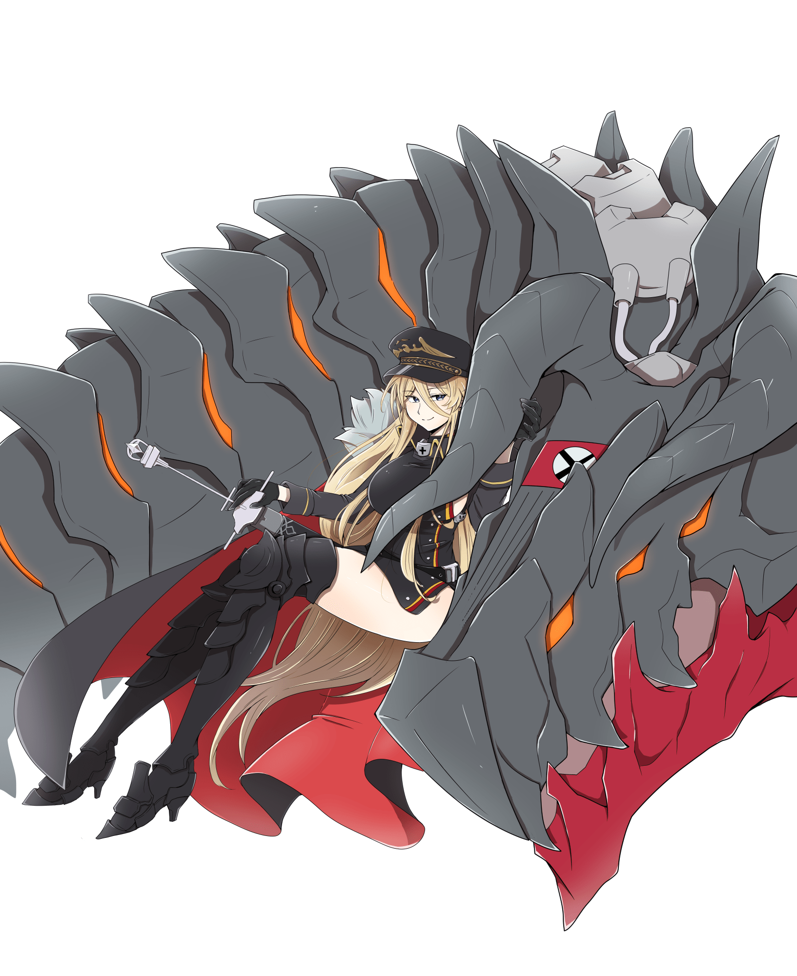 Bismarck Zwei and Geryon resting r/AzureLane