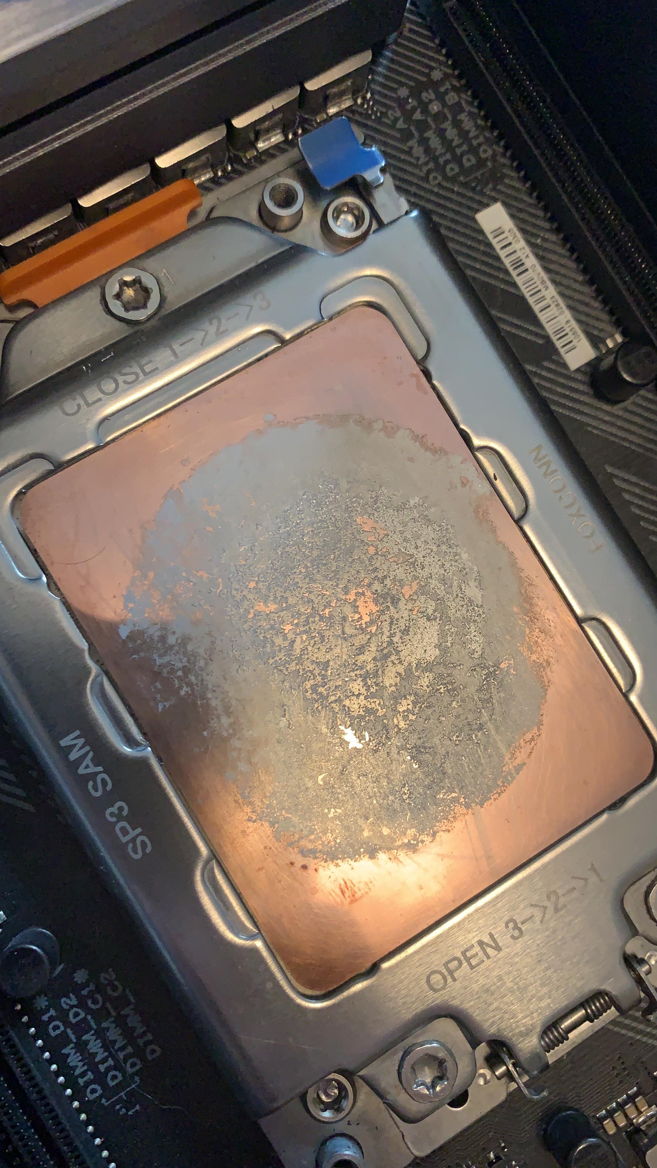Trying to get burnt, dried up thermal paste off cpu. Nothings working