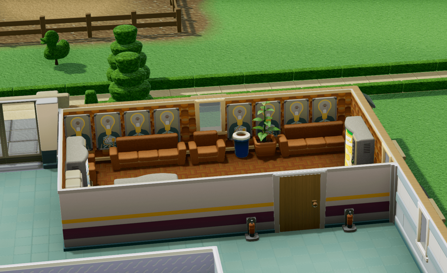 Raising staff room to level four in the second hospital r