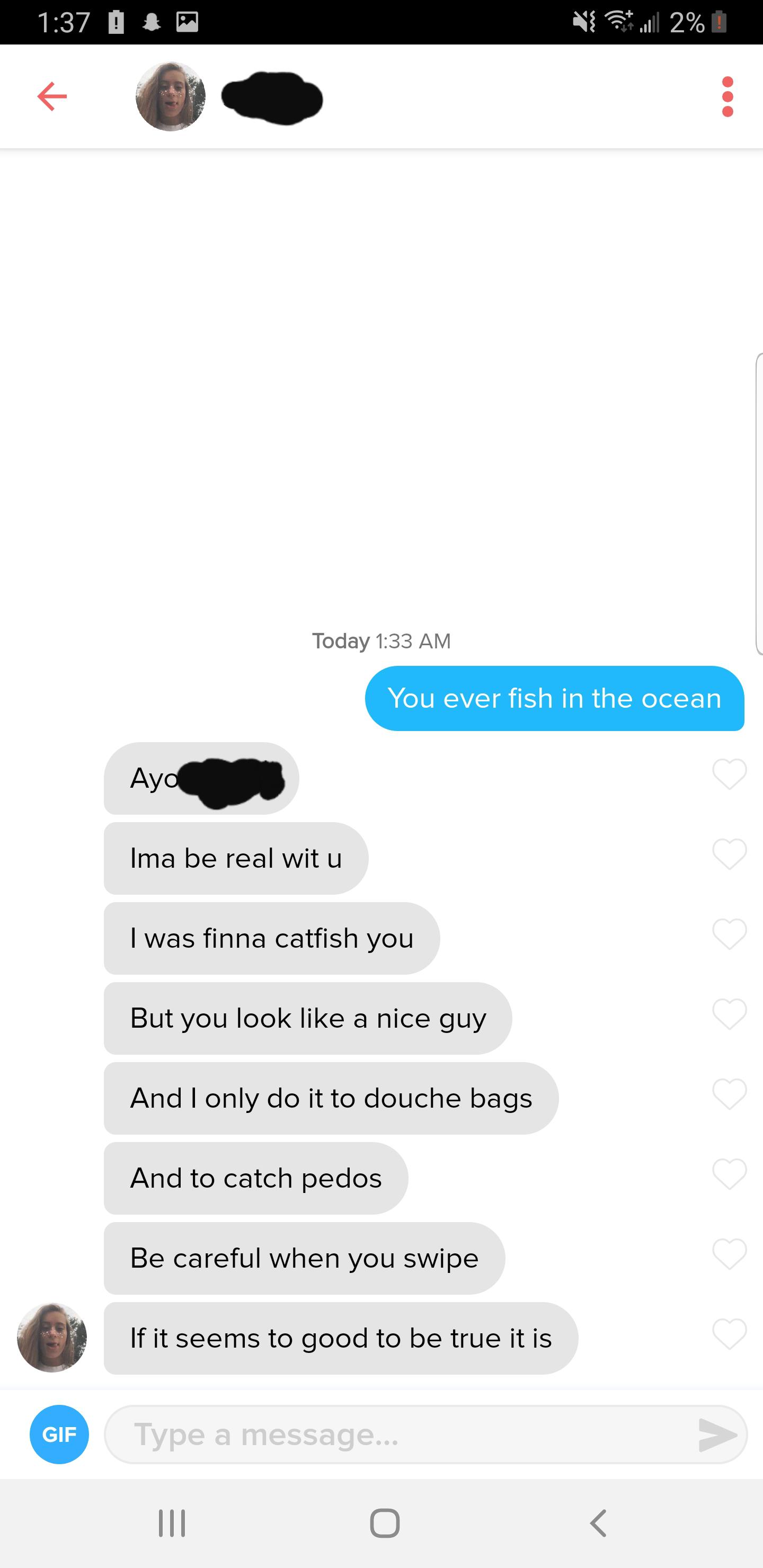 When catfishing goes right r/Tinder