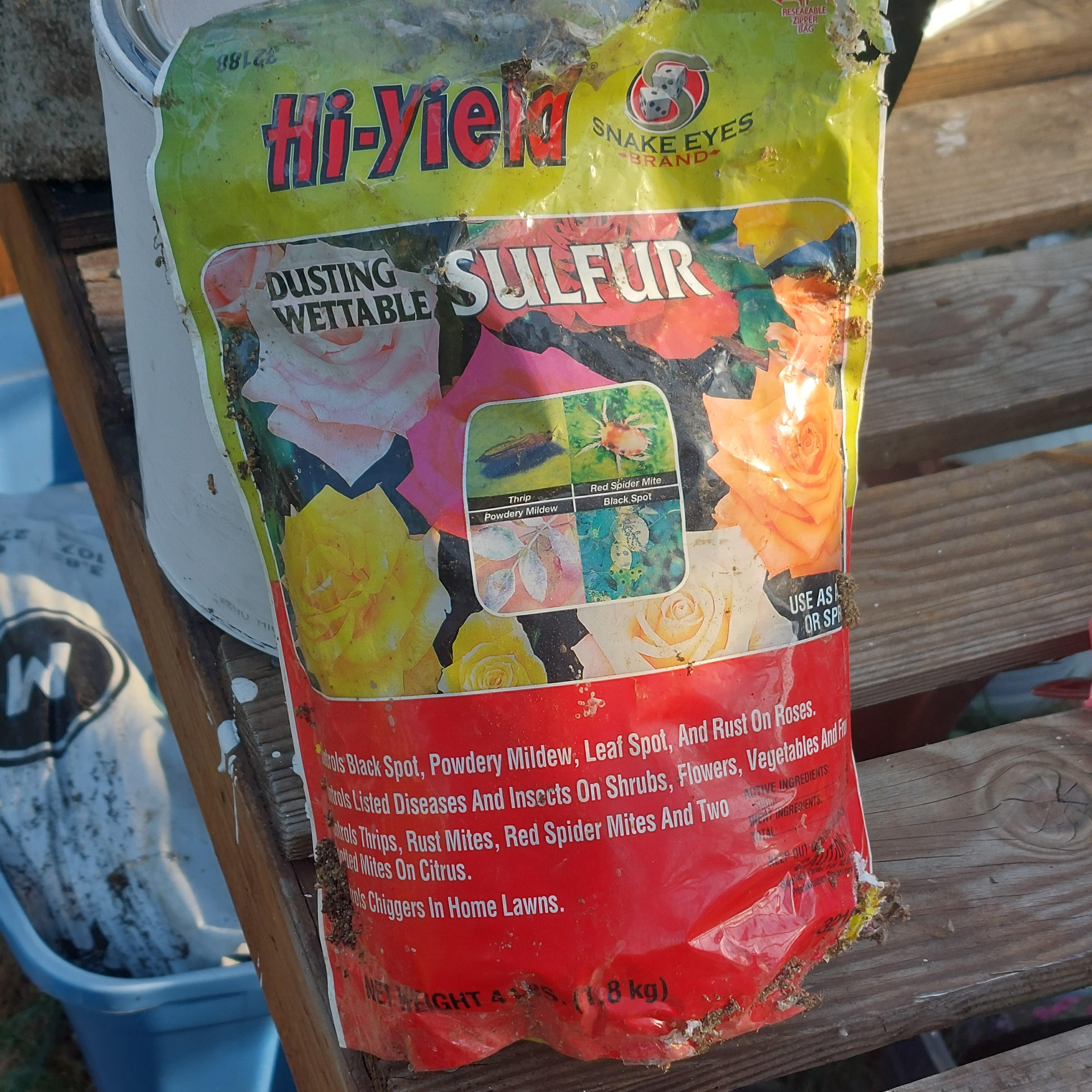 Is there any reason not to use wettable Sulphur to adjust soil ph? r/Soil