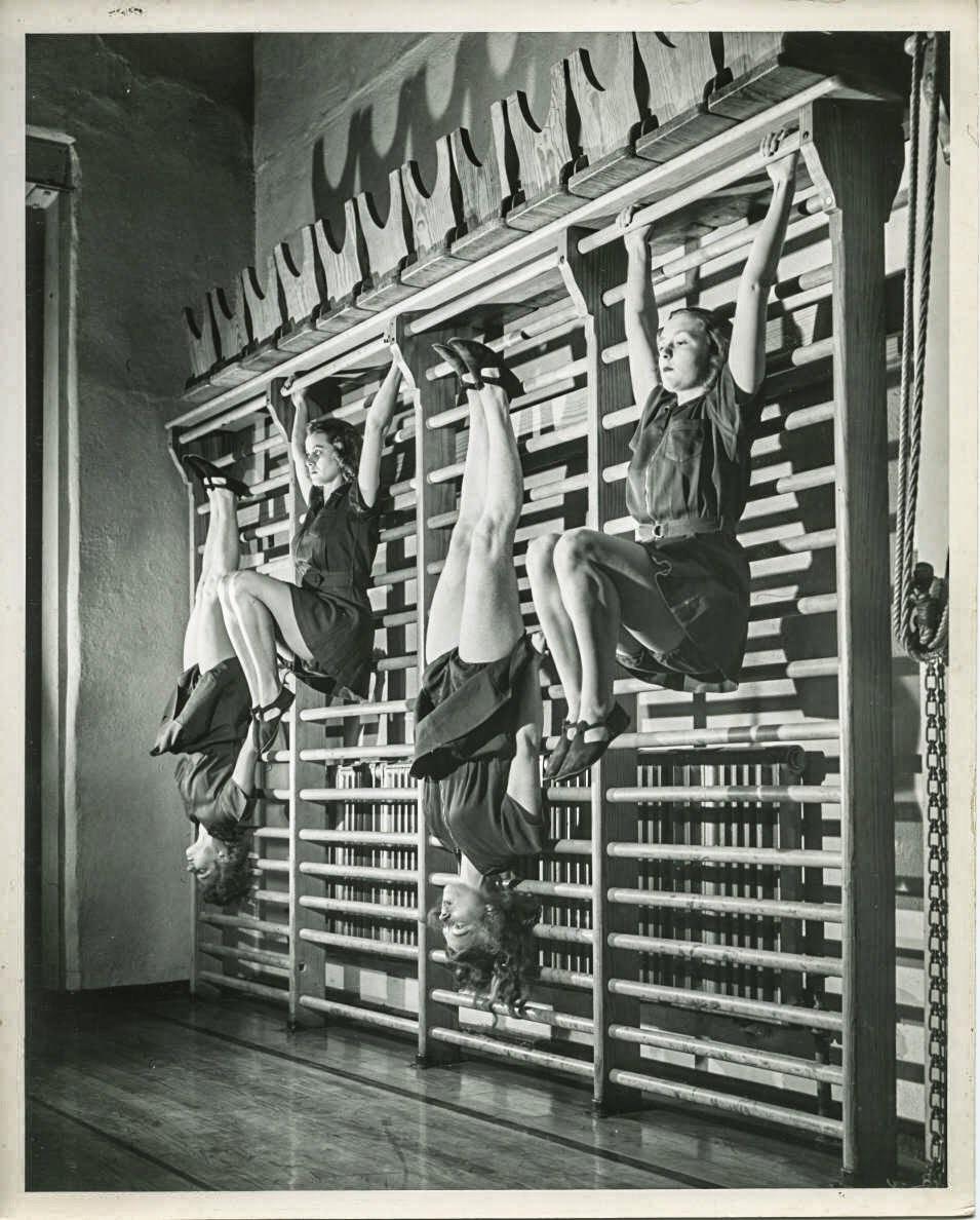 Women's athletics at Russell Sage College, Troy, New York ca. 19371946