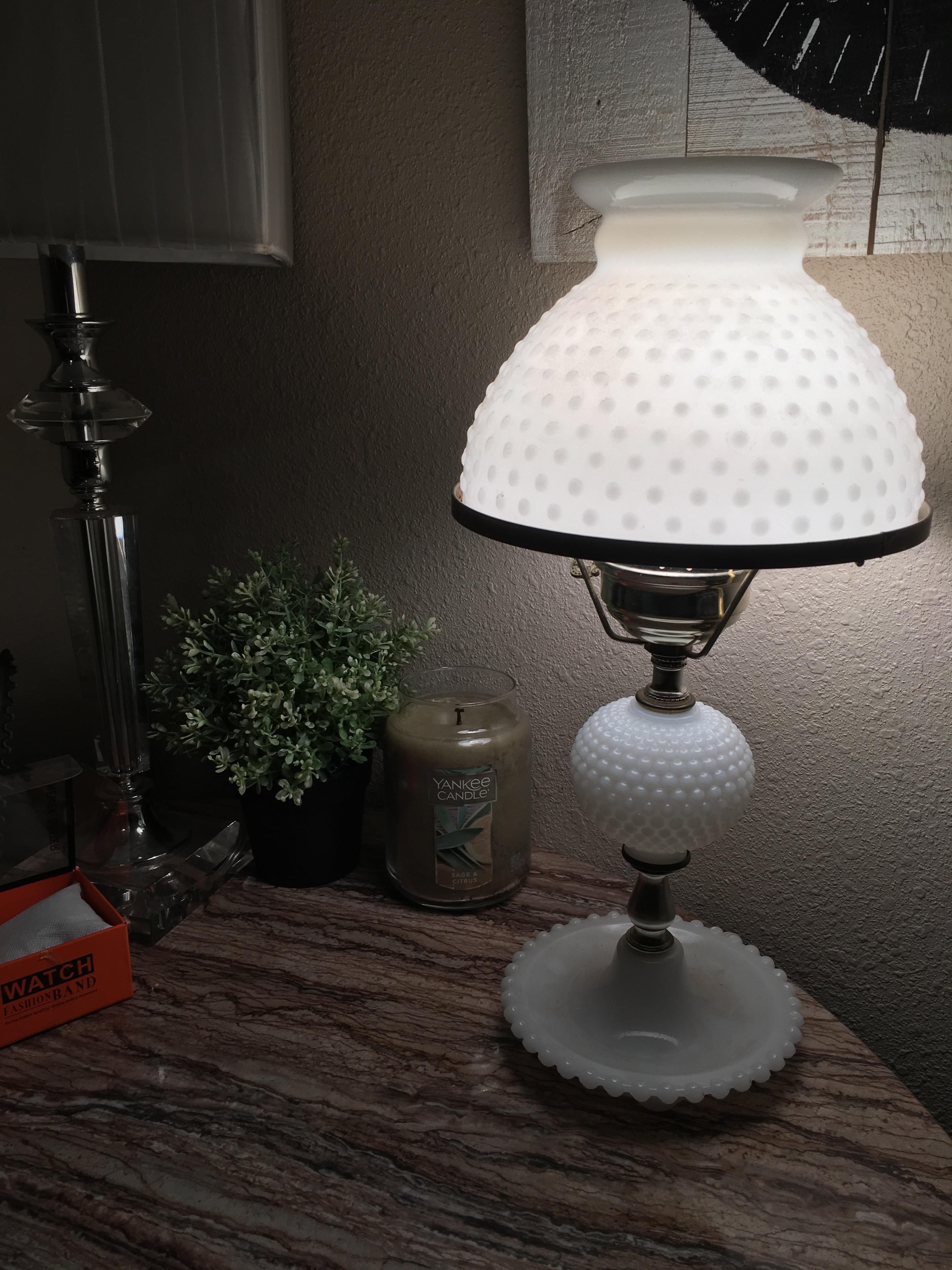 Got this beautiful farmhouse style lamp for 5.95 at GW. r