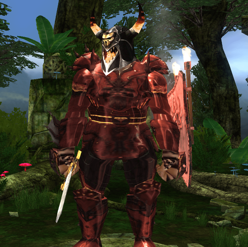 Another personal favorite Fiery Warhelm of Rallos Zek r/everquest