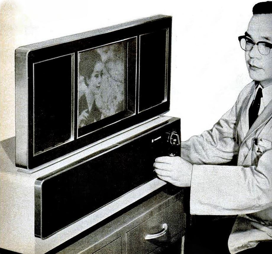 Panasonic FlatScreen TV set (1969) r/RetroFuturism