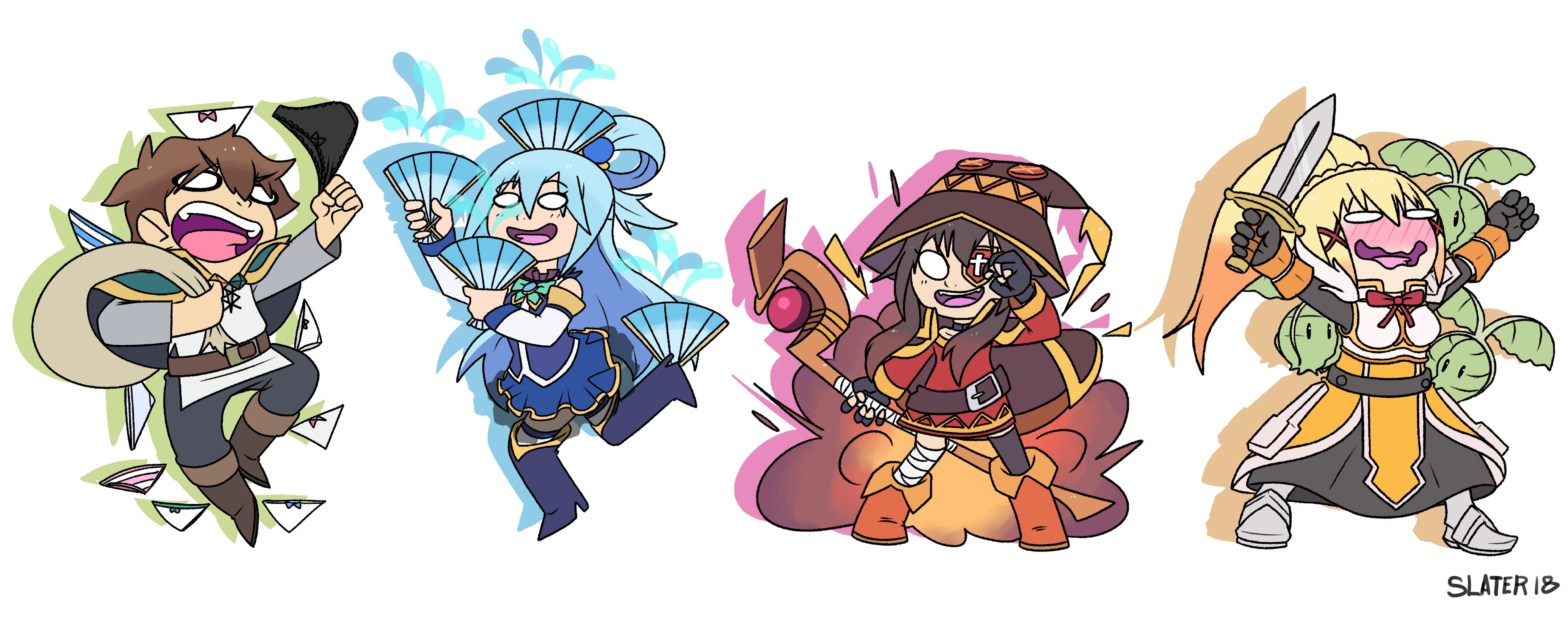 i designed some stickers of everyone's favorite guild