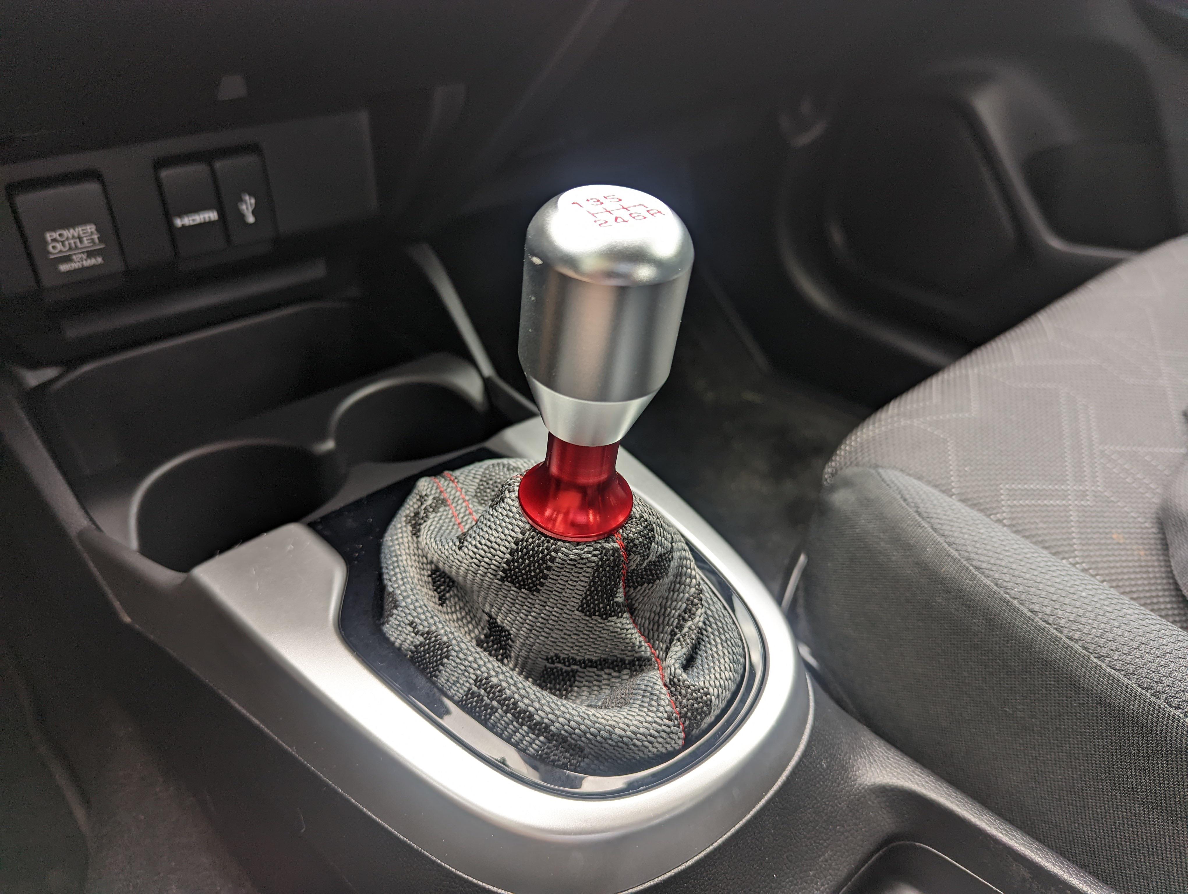 Upgraded the shift boot & knob r/hondafit