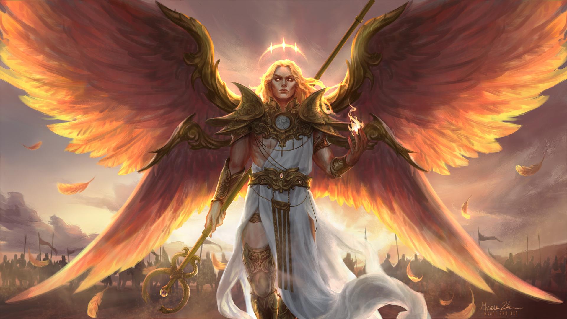 Jophiel, Angel of Judgment by Grace Zhu r/ImaginaryCharacters