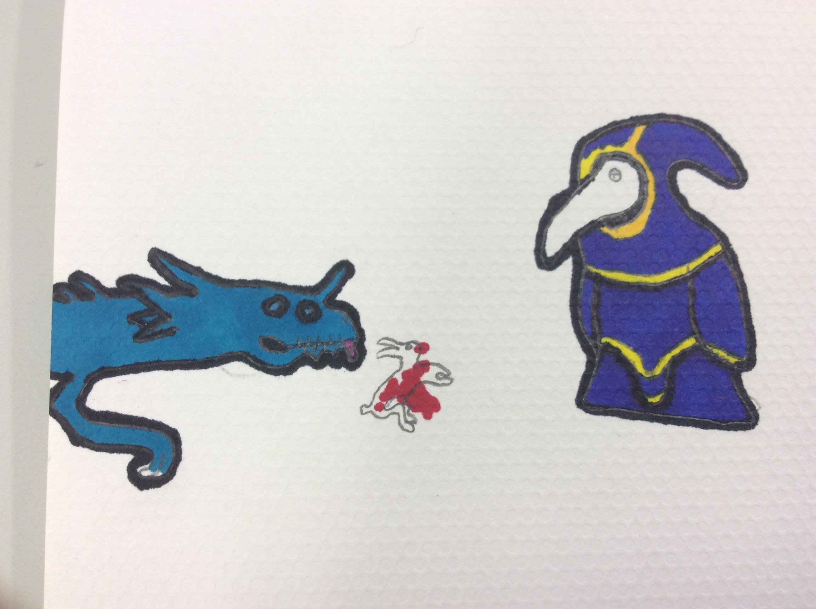 Lunar Cultist and his pet Phantasm Dragon r/Terraria