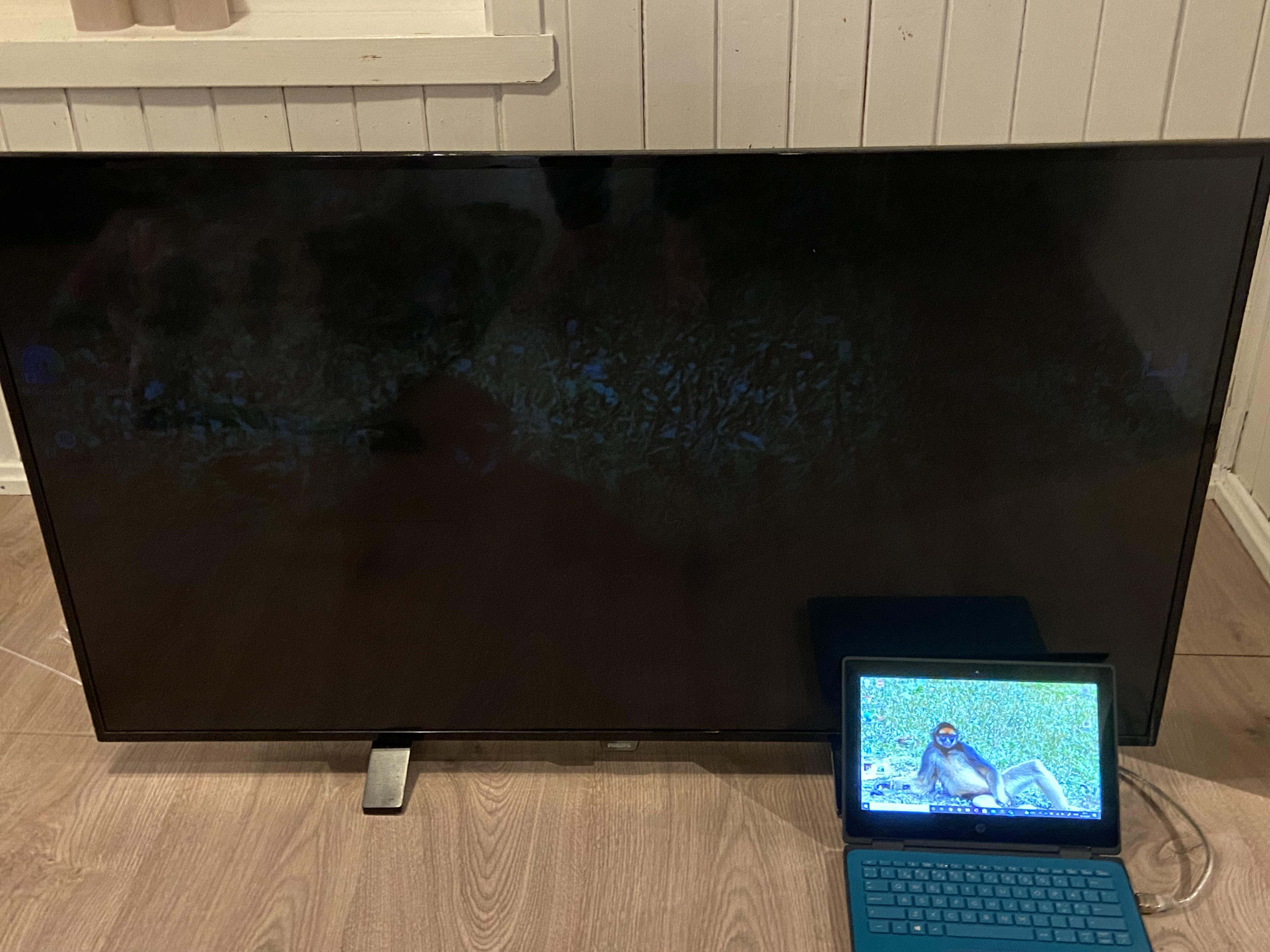 My philips tv barely shows anything. Is there a way to fix this? r