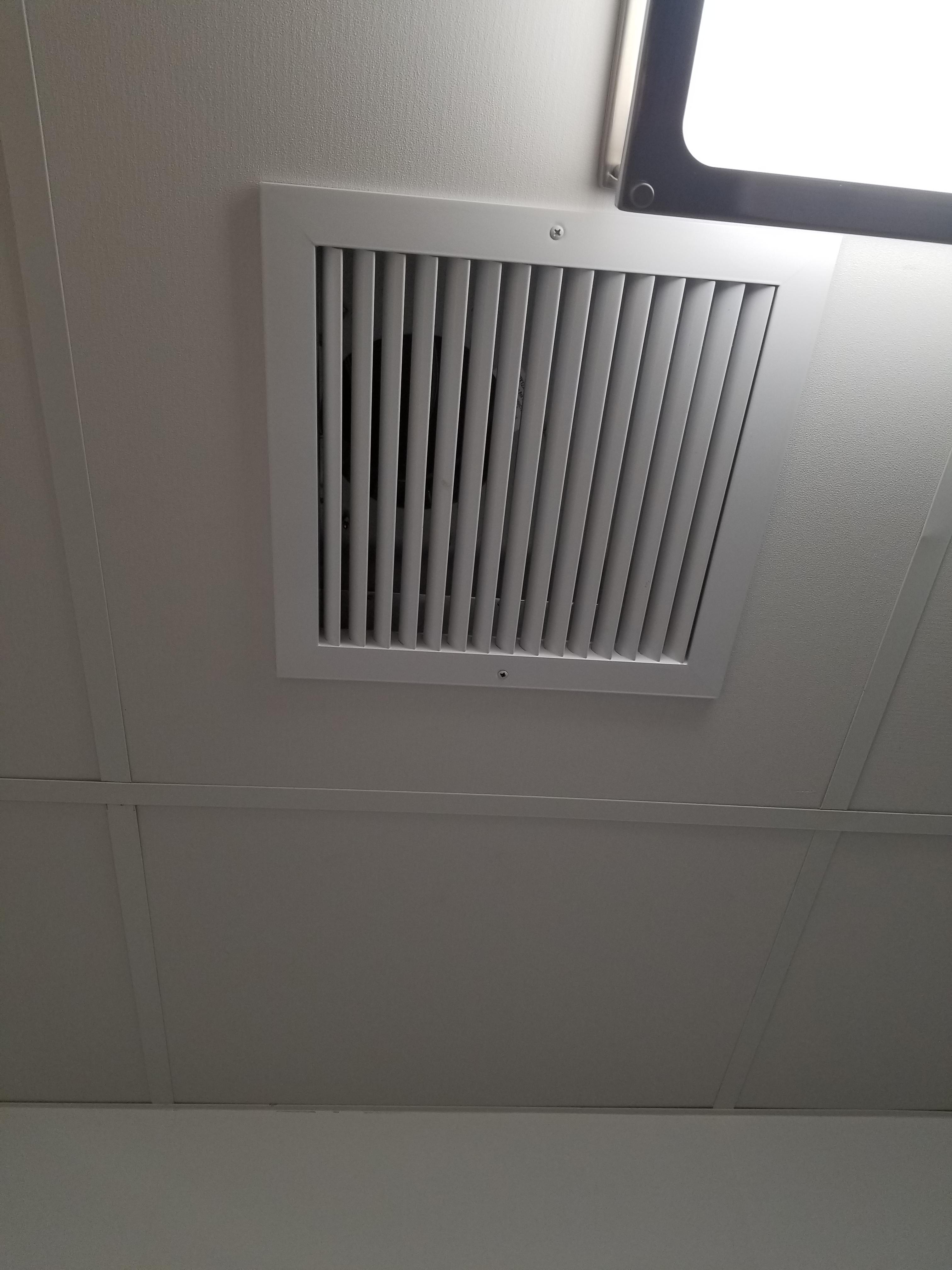These vents in my bathrooms stopped producing air and I cant find a