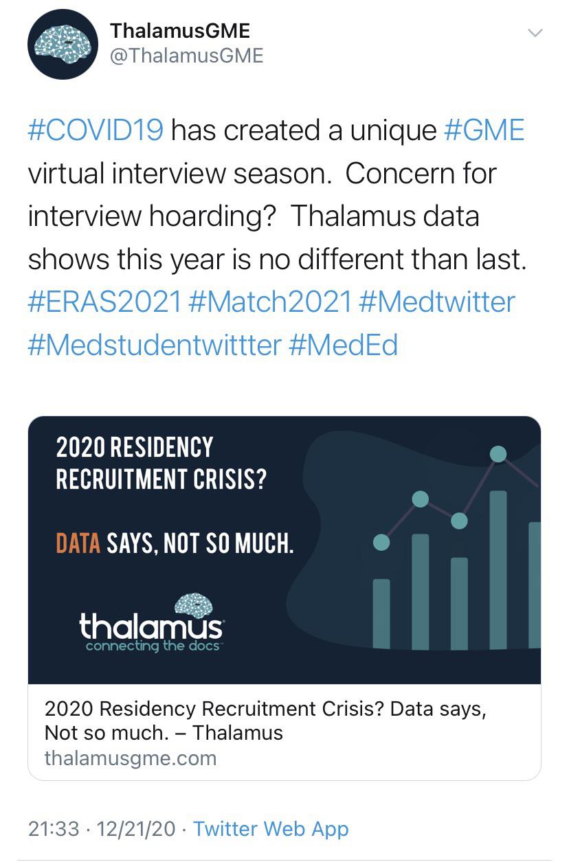 Reddit Residency Match 2020 TIDERU