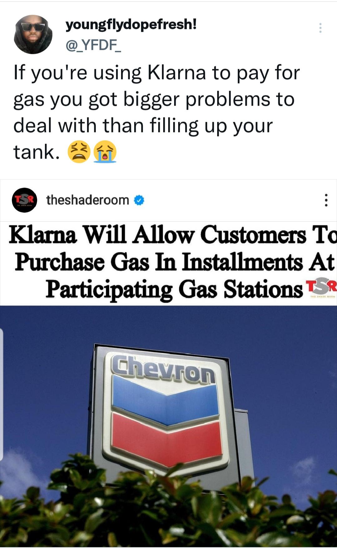 You can get gas on layaway now!! r/BlackPeopleTwitter