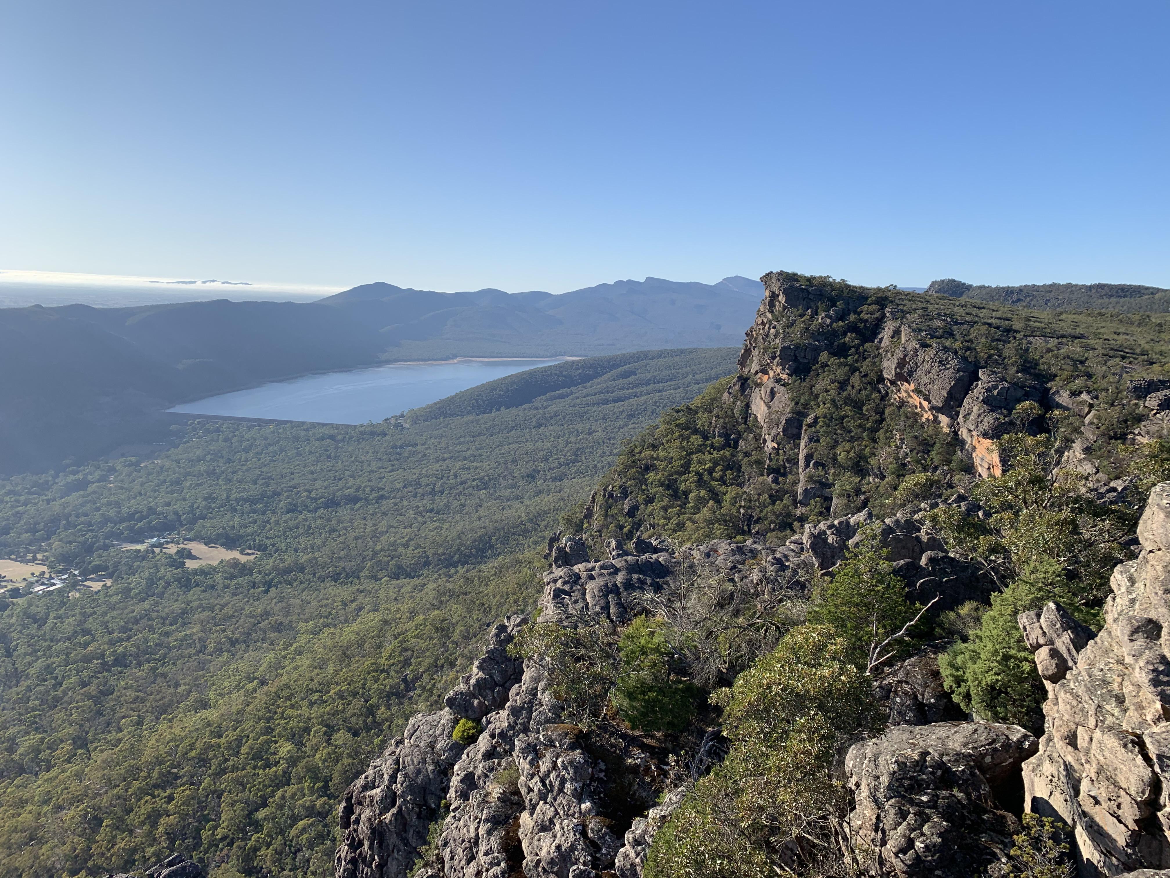 Fantastic views from the Pinnacle lookout, Grampian mountains, Victoria