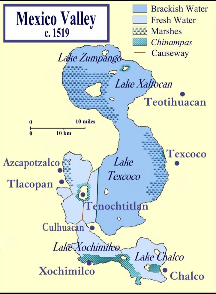 Why does lake Texcoco have brackish water? r/geography