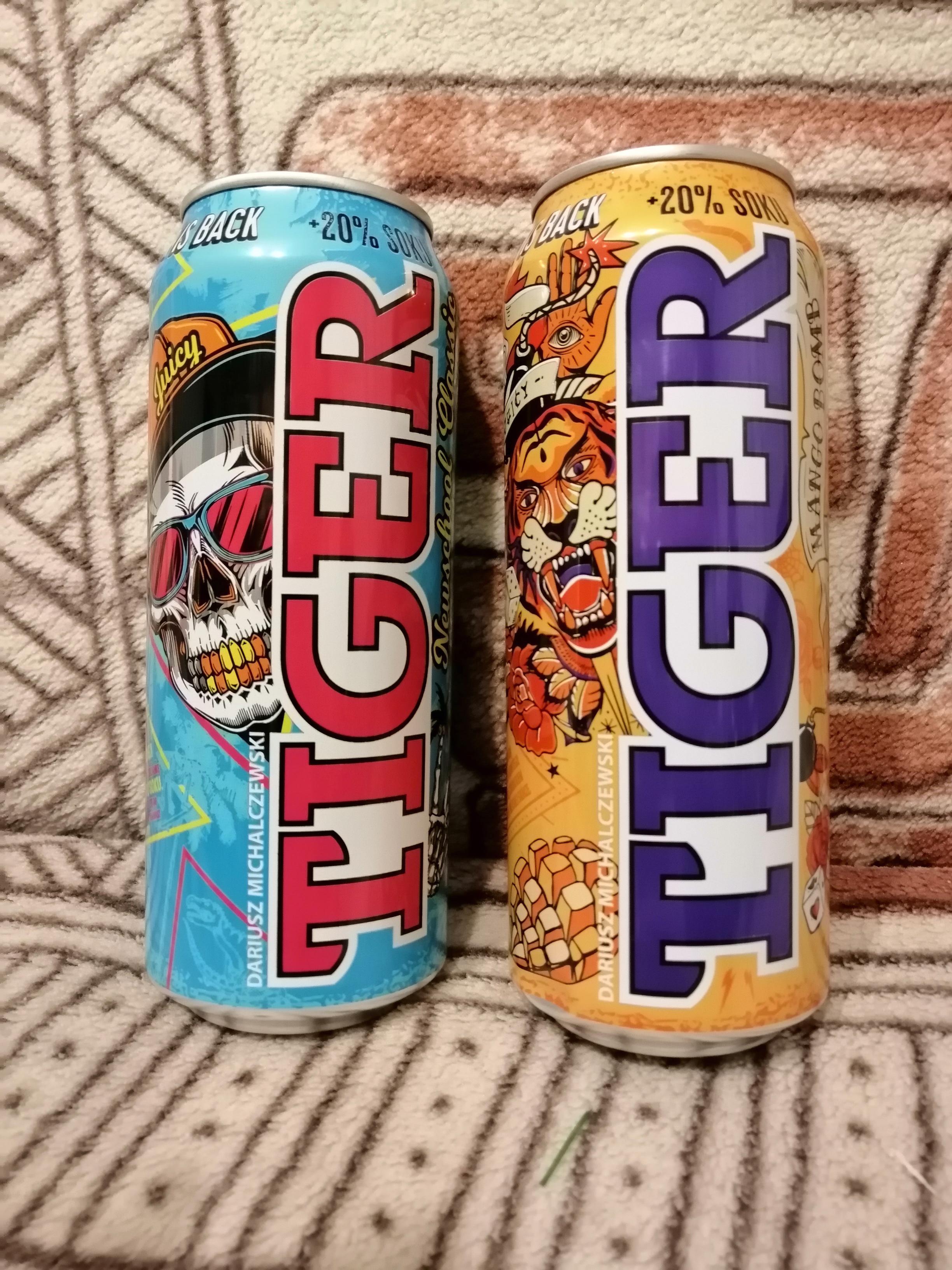 Just got these 2 cans of Tiger (energy drink from Poland) r/energydrinks