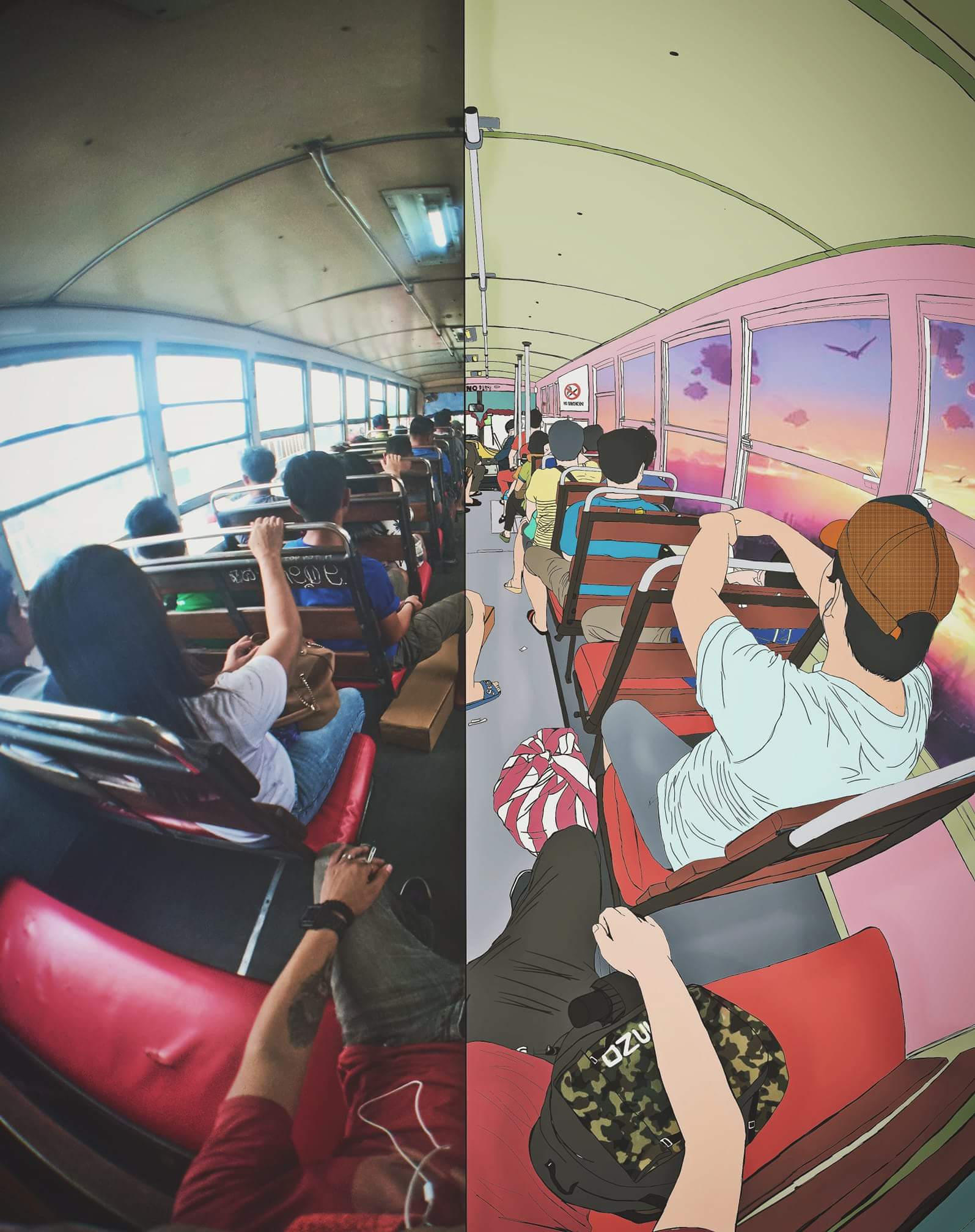 Real life vs reel life pics