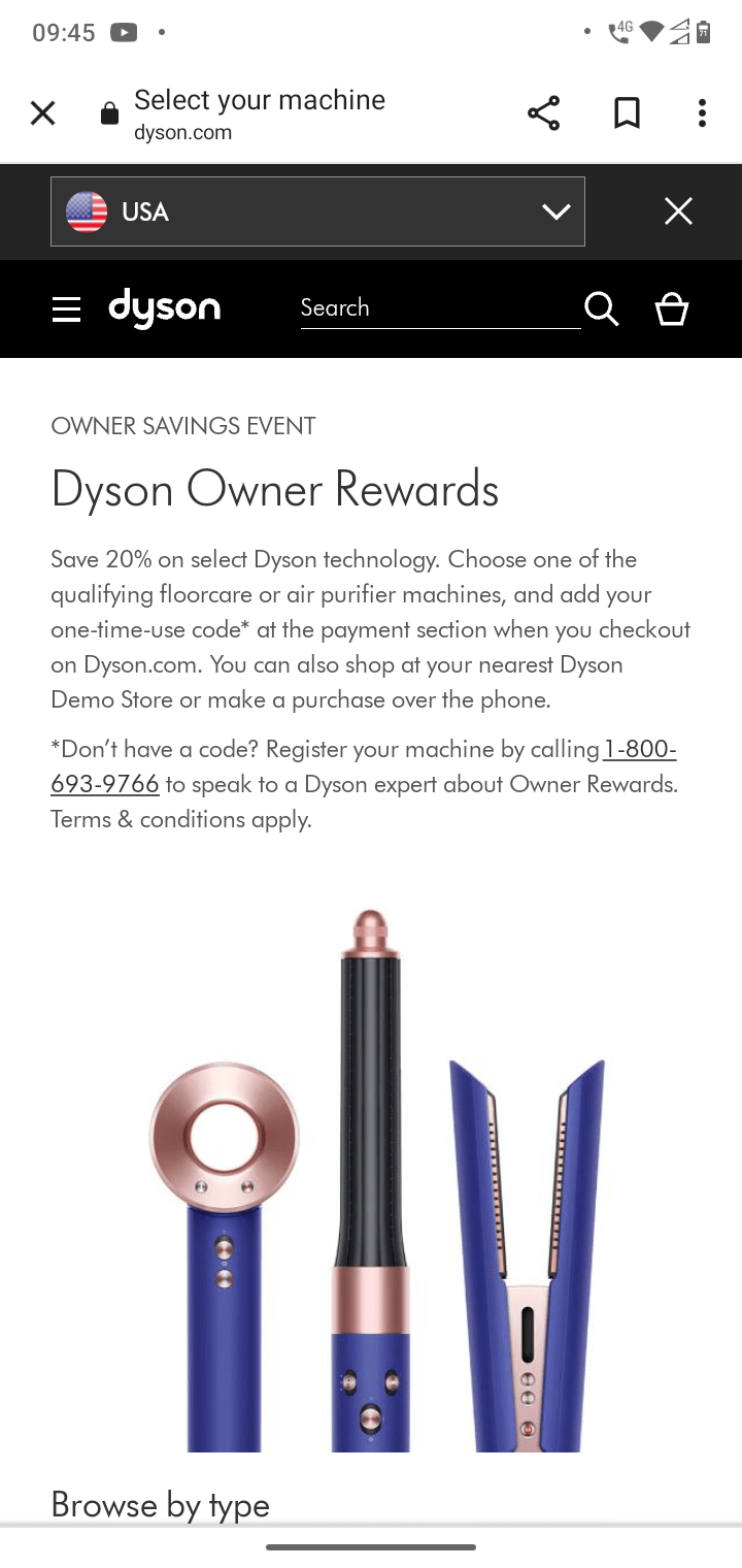 PSA The dyson Airwrap will be 20 off for current Dyson Owners (no