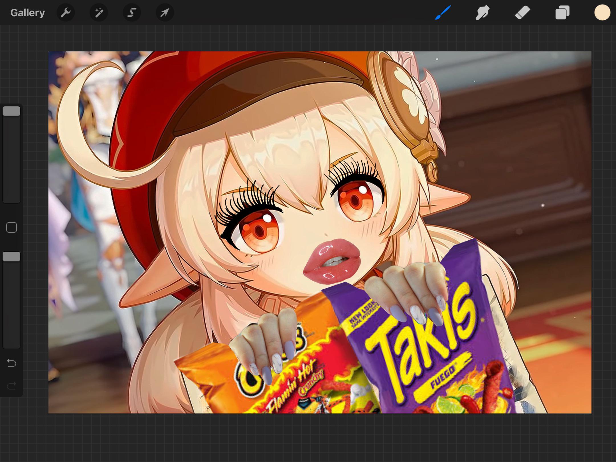 Klee as a hot Cheeto girl 🕳🧑‍🦯 r/Genshin_Impact