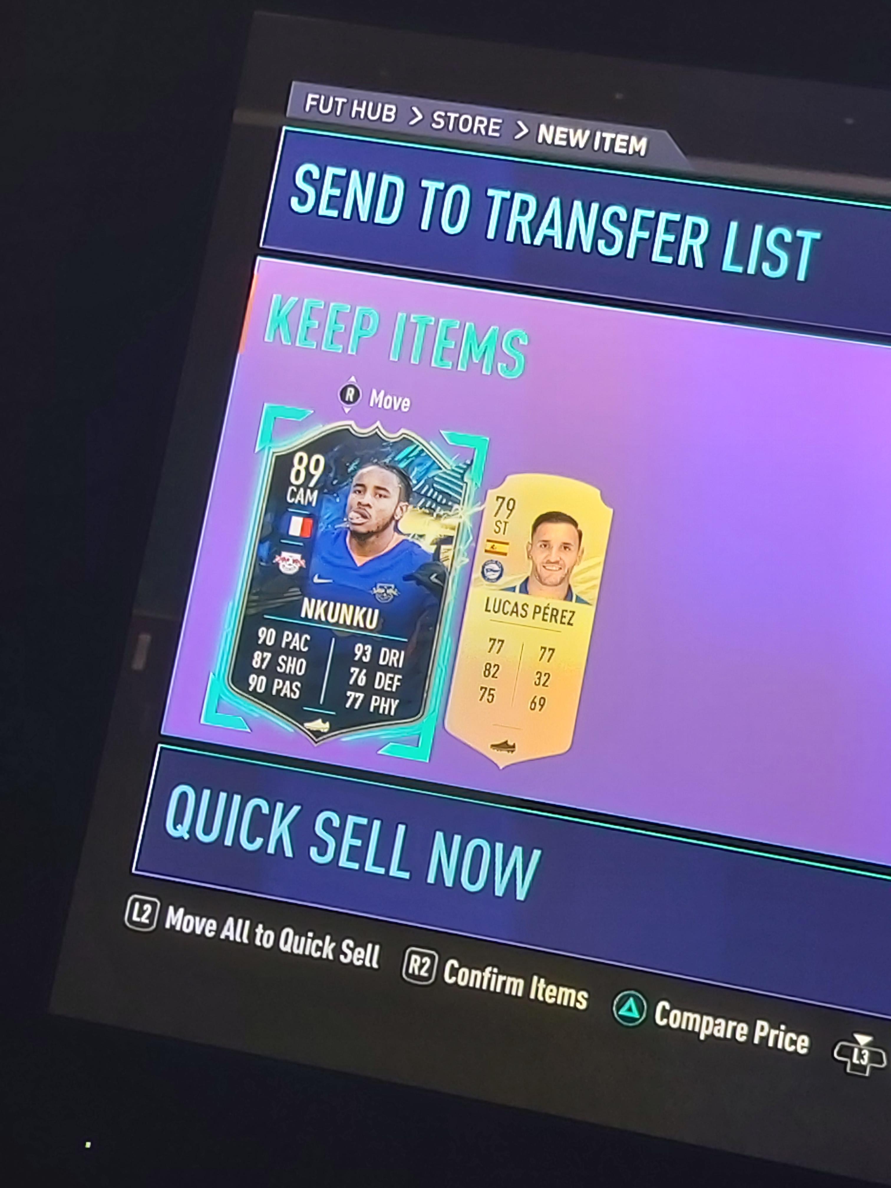 2 rare gold players pack😍 r/fut