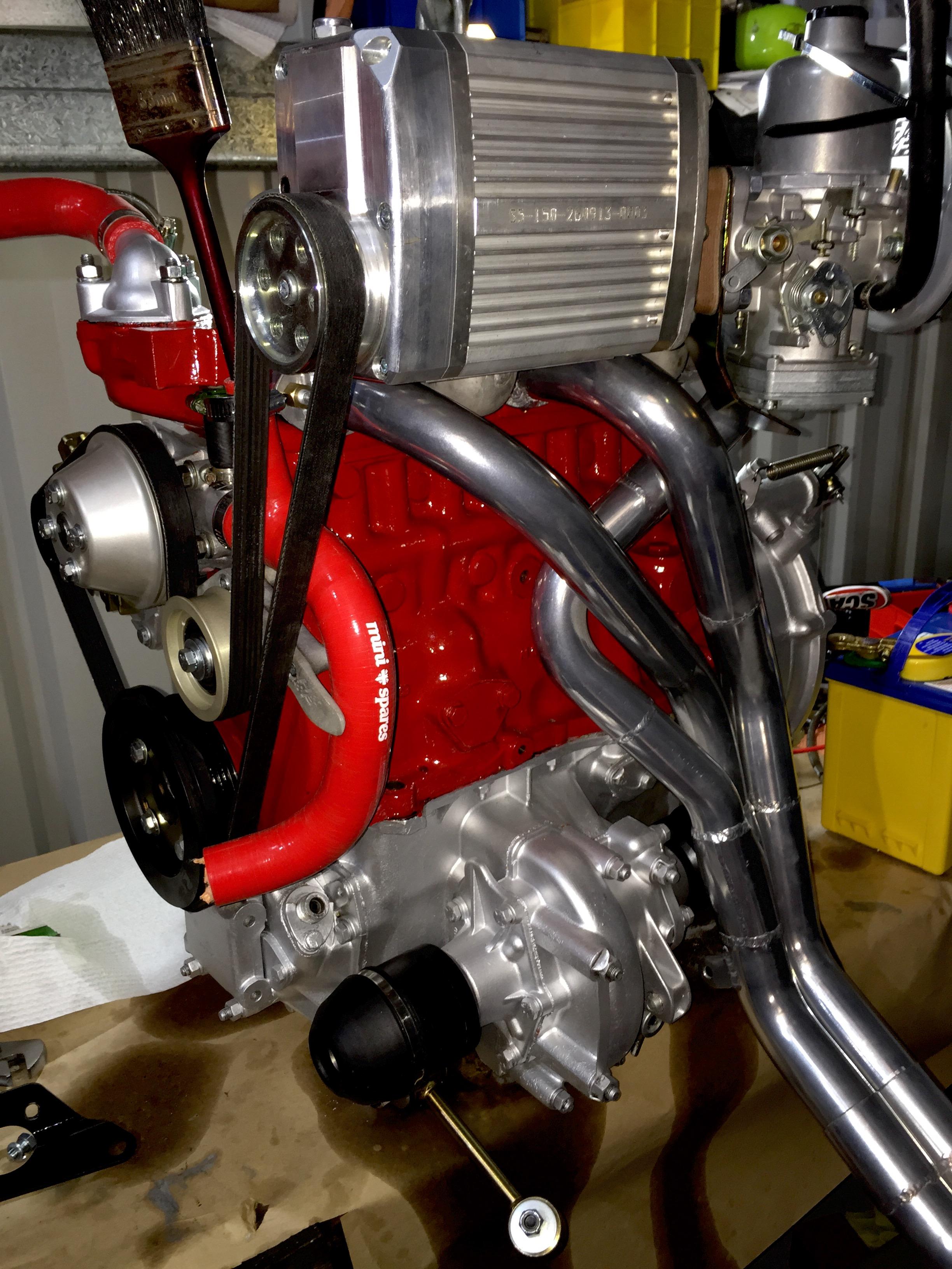 Supercharged 1275 from my 1967 Deluxe r/classicminis