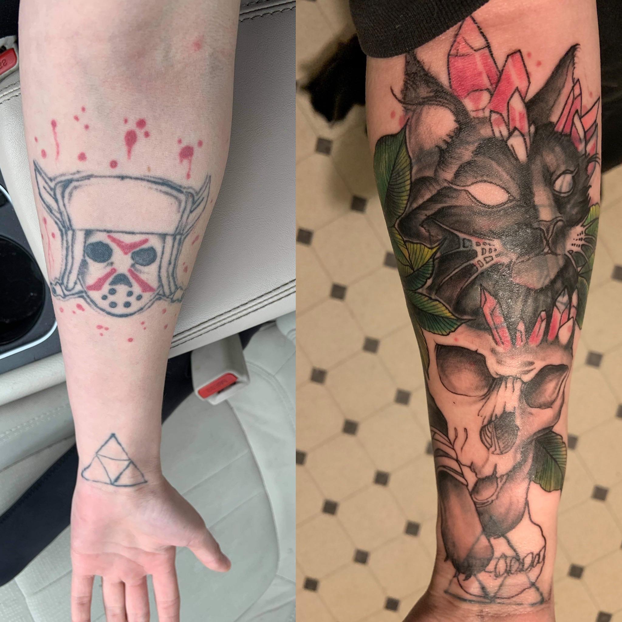 Bryan Jewell, wise guys tattoos in Centerville, OH first session