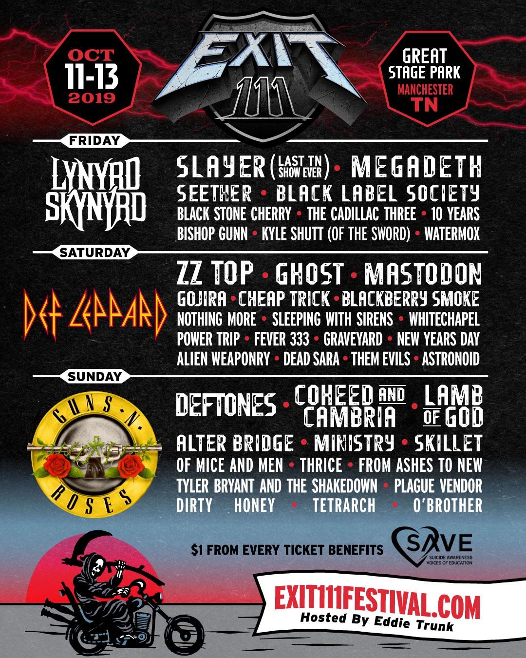 Exit 111 Festival, Manchester TN r/festivals