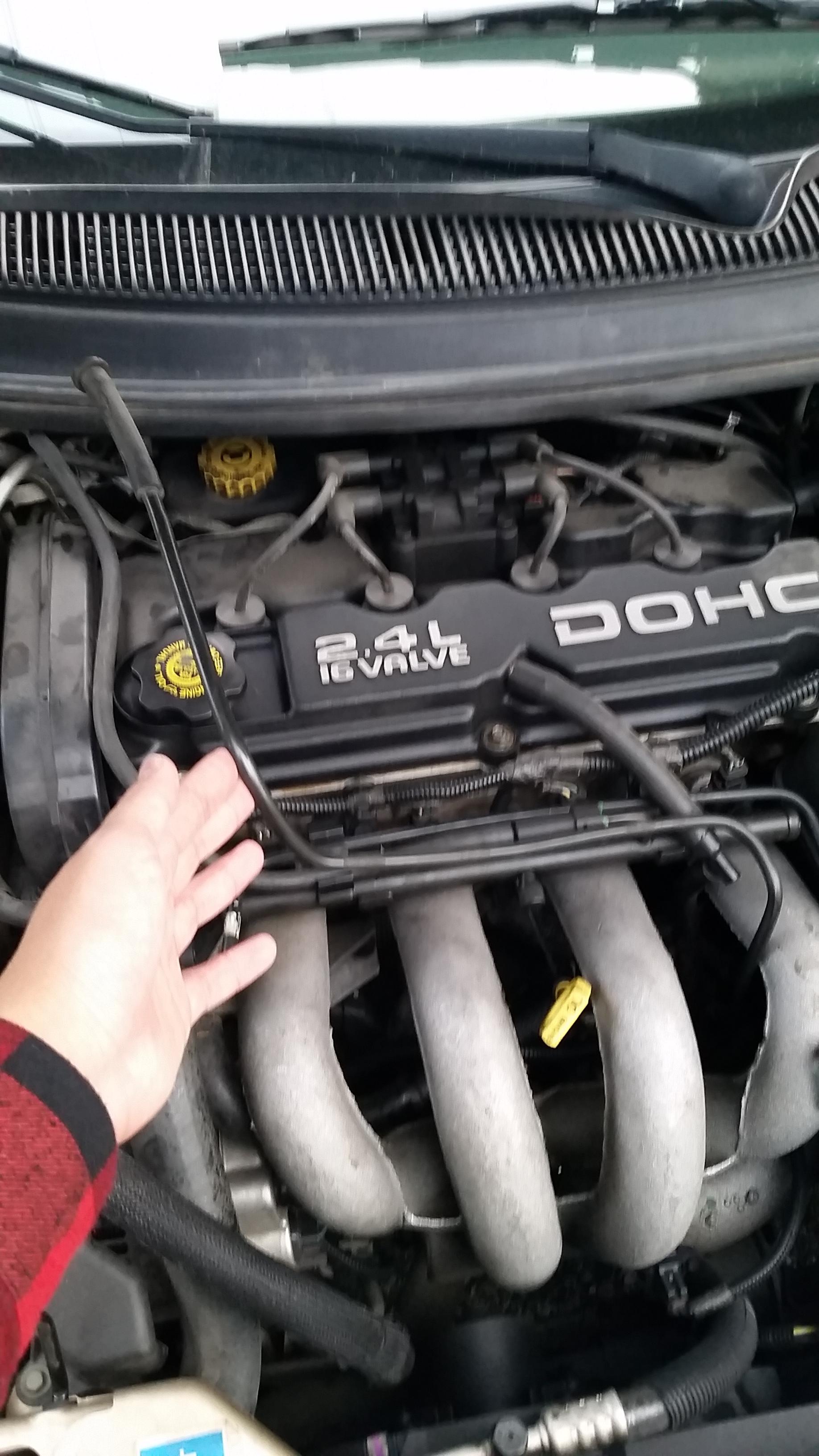 2000 Chrysler Cirrus - Does anyone know where this connects to? : r