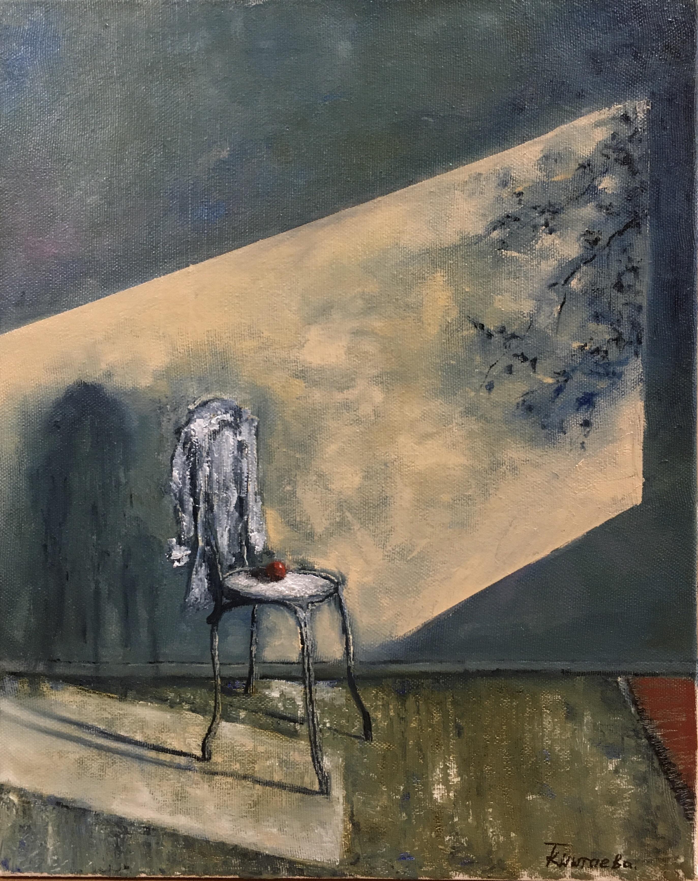 Loneliness, original oil painting by my mom r/painting