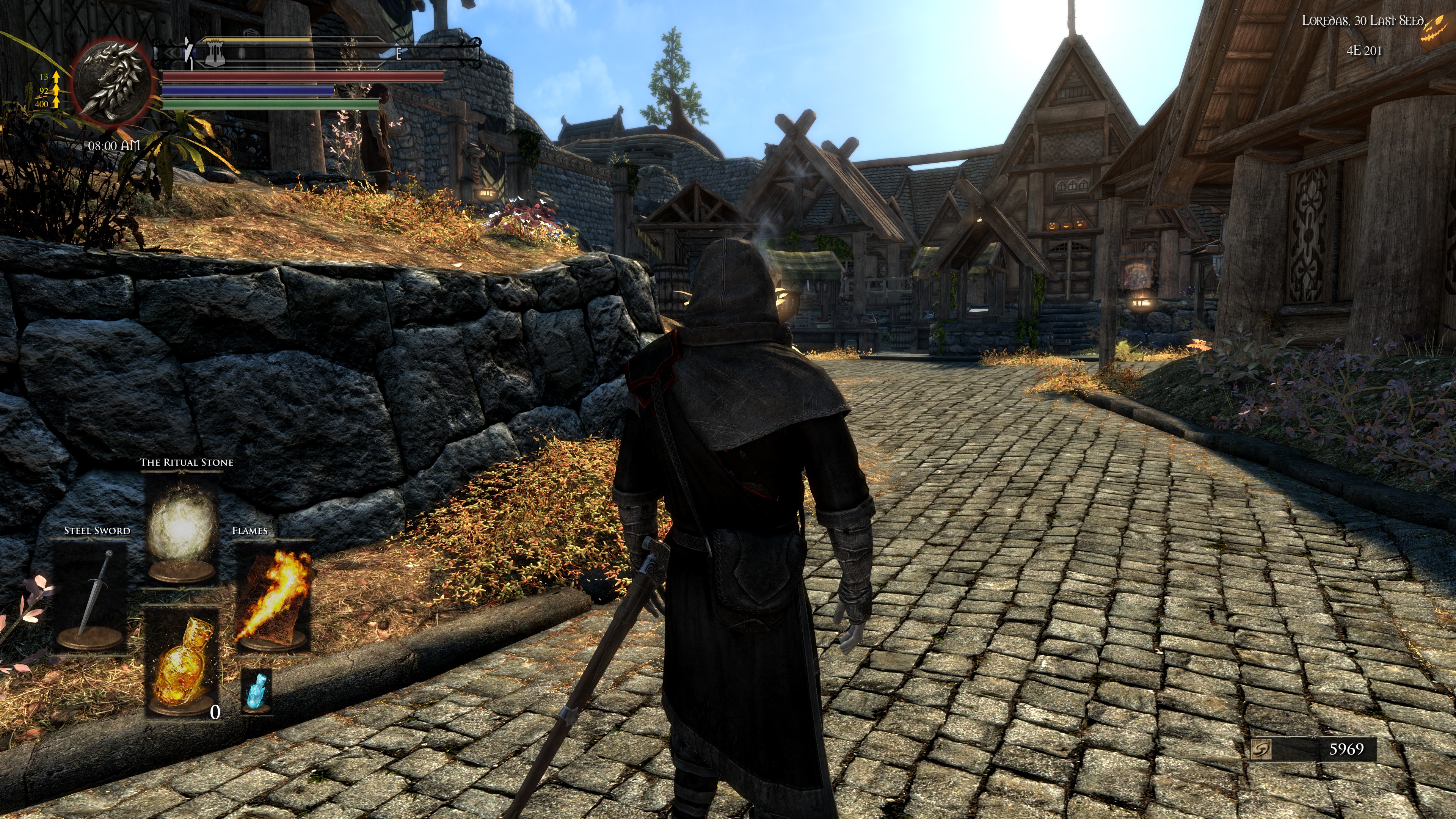 Skyrim Special Edition in 4k with 285 mods (no ENB) linux_gaming