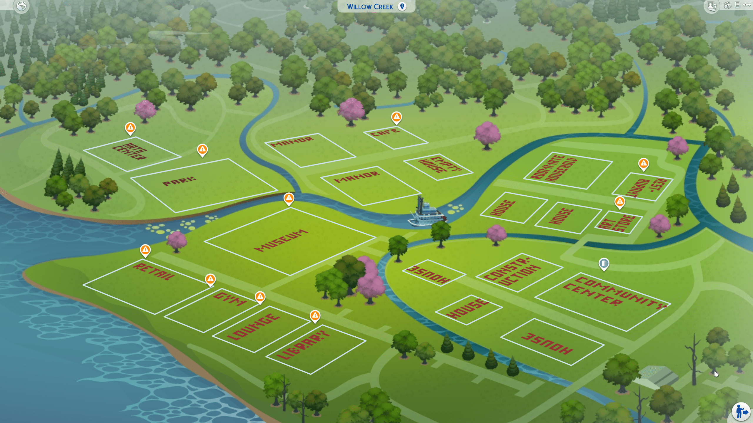 [Rebuild TS4, Willow Creek] Starting with Willow Creek, I've deleted