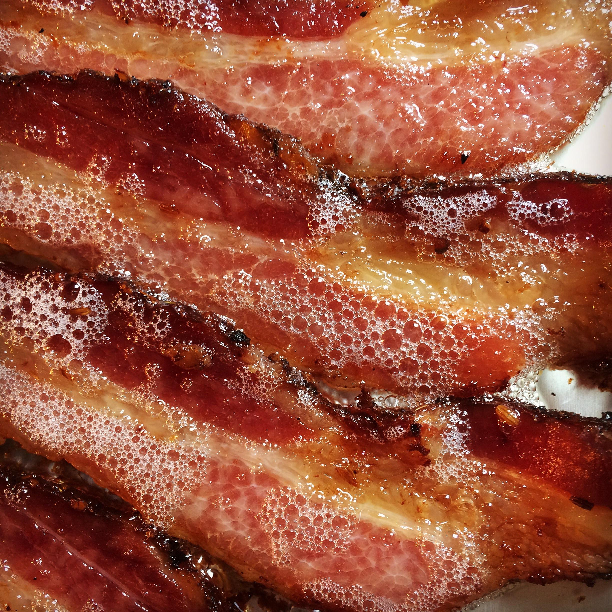 [Homemade] Fennel black pepper applewoodsmoked bacon r/food