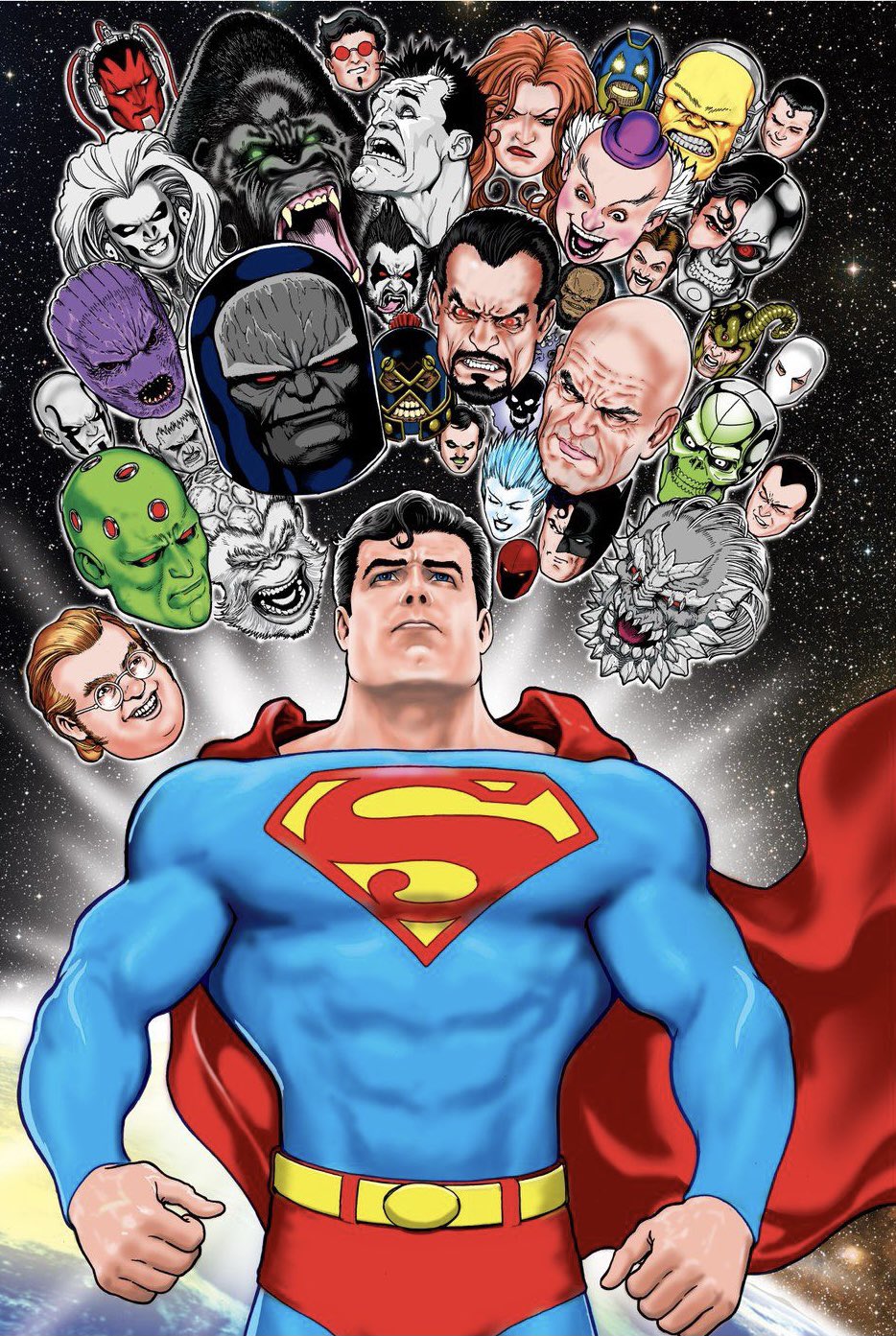 [Artwork] Superman and his Rogues by Kevin Maguire