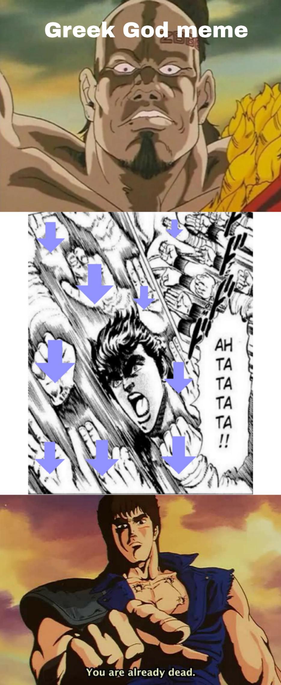 Omae wa mou shindeiru memes