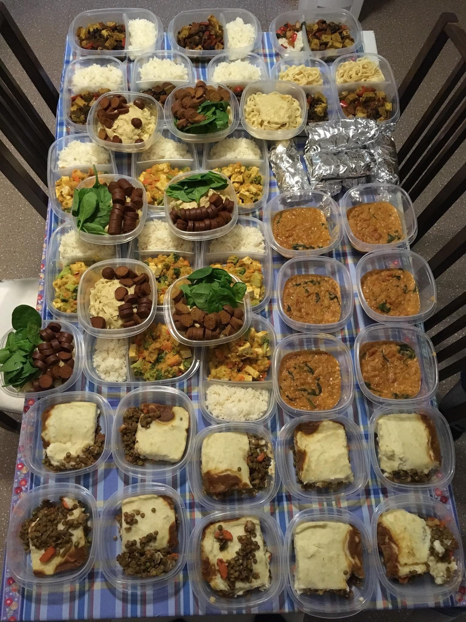 What 1 month worth of food looks like recipes in comments r/MealPrepSunday
