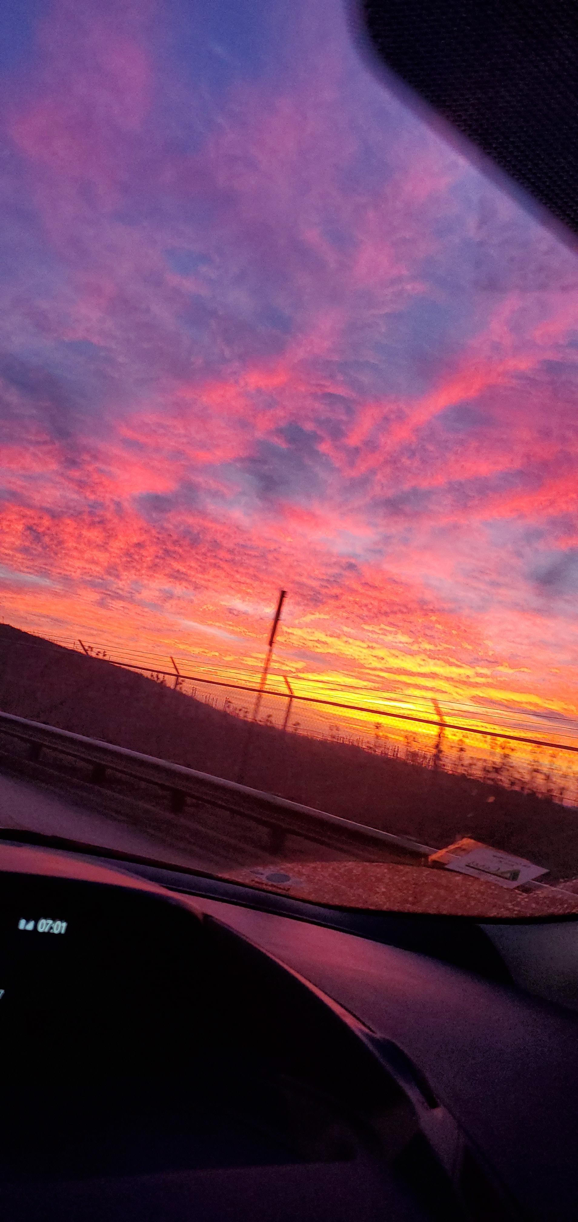 Chicago O'hare, Illinois. From the airfield r/sunrise