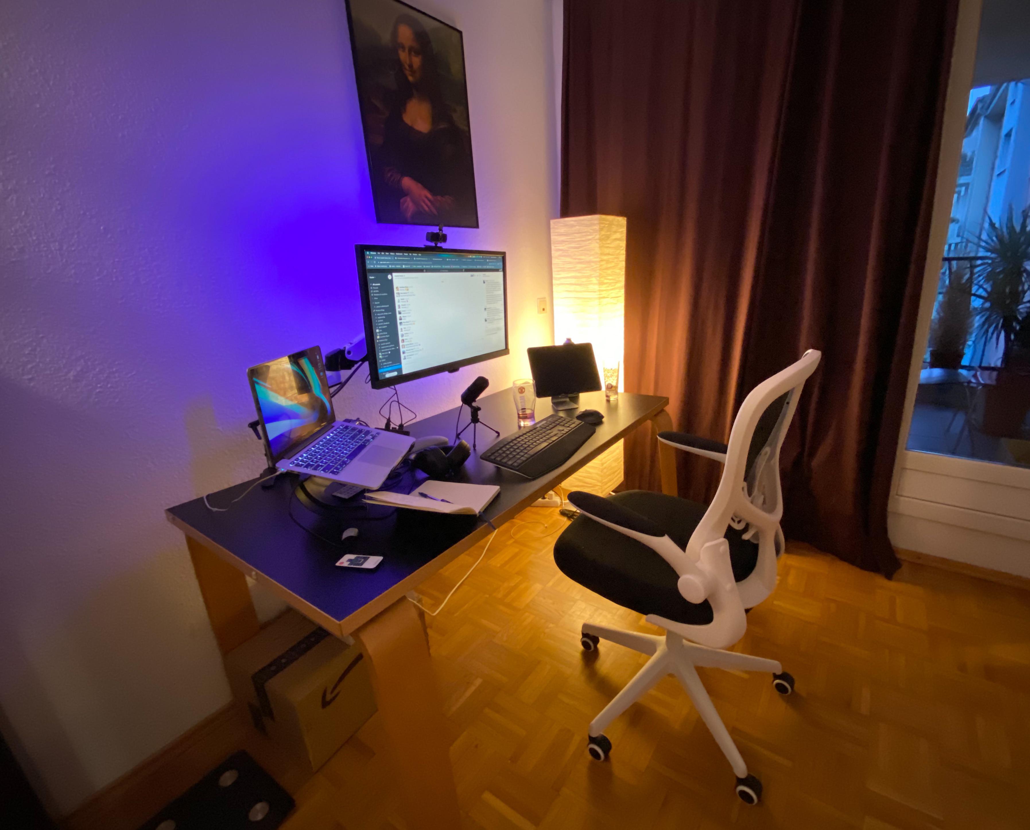 Lighting makes all the difference! New lights for home office. r