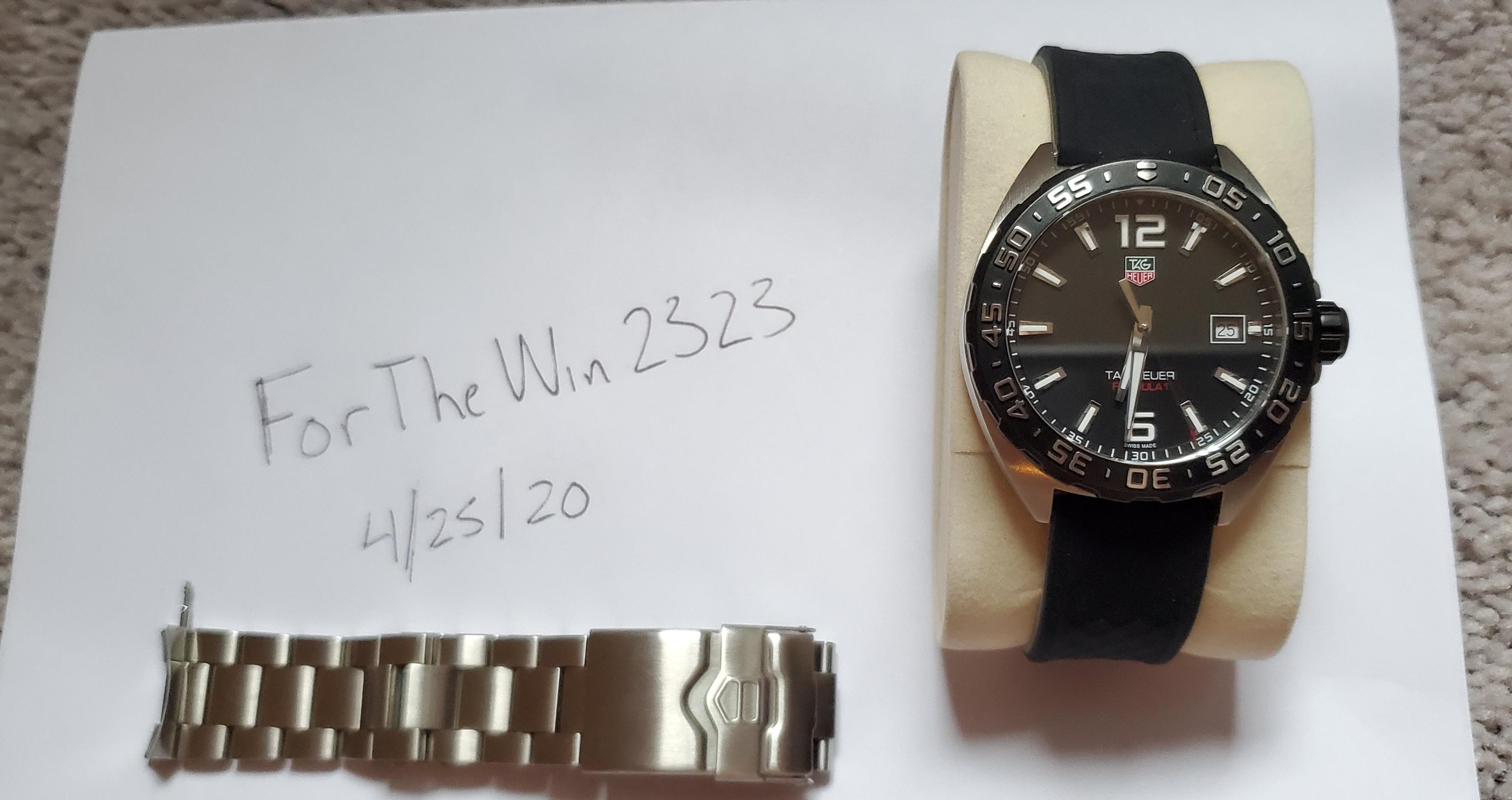 [WTS]/[WTT] TAG HEUER FORMULA 1 MINT, NAKED. FINAL REDUCTION 550