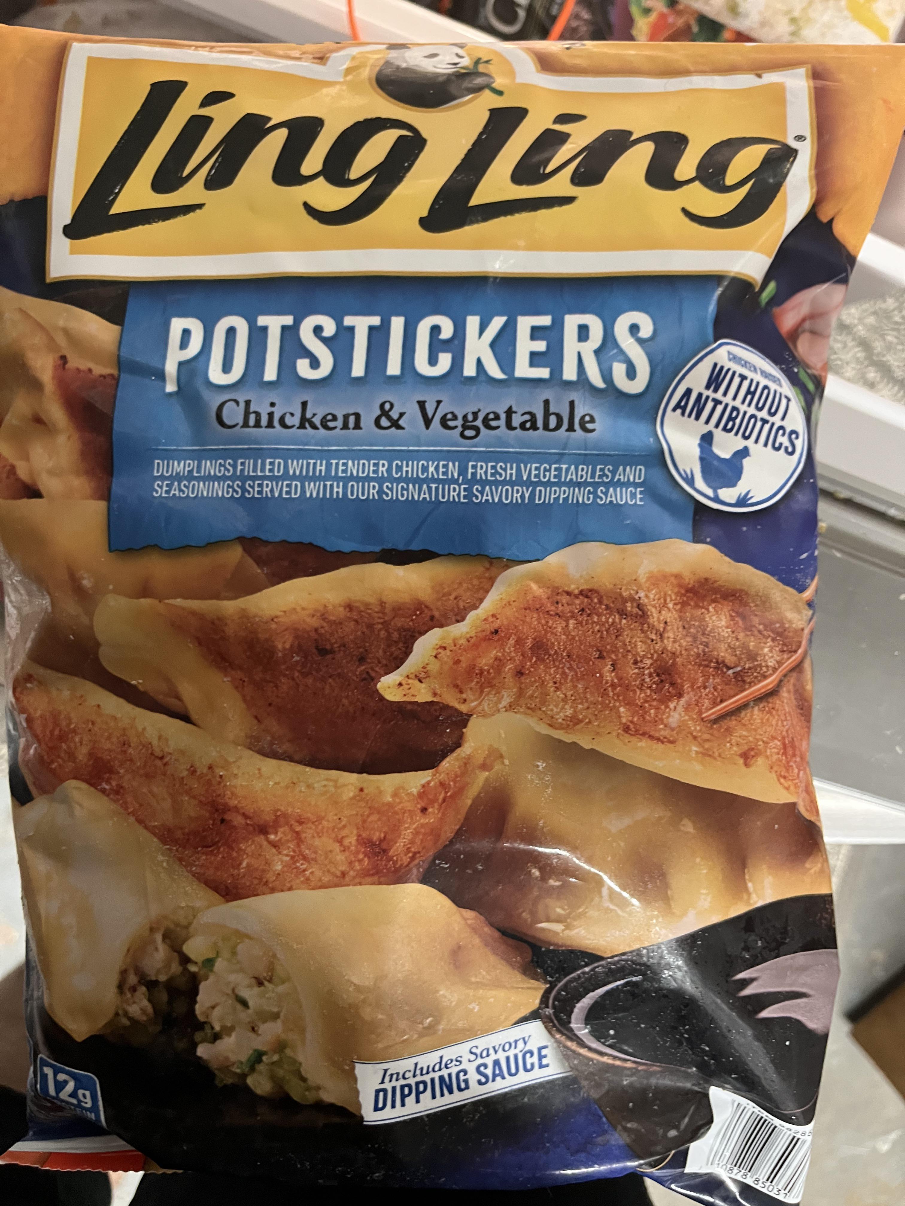 Ling Ling Potstickers, disgusting. Followed the directions, looked