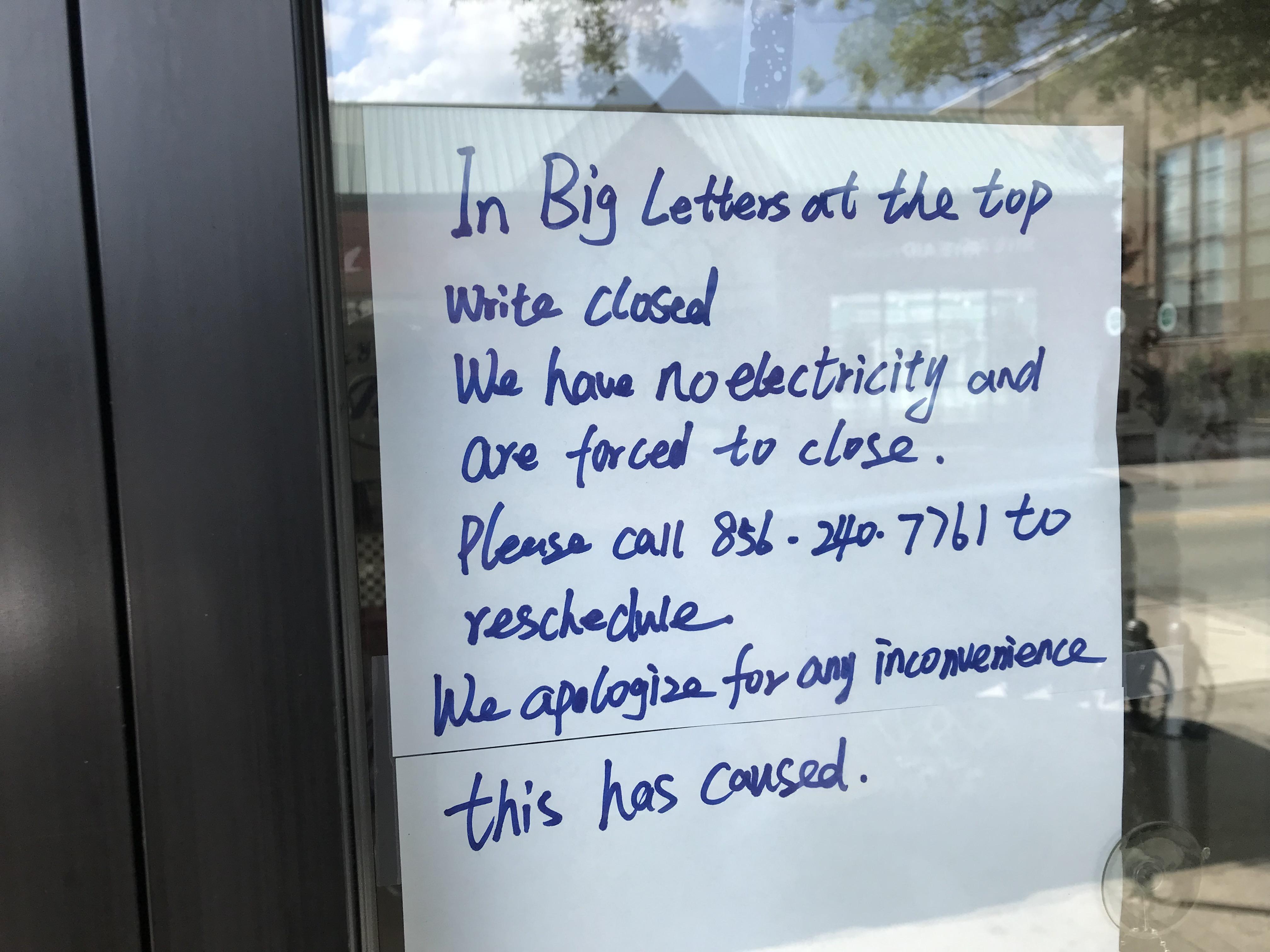 In Collingswood, where there’s been no power since early Tuesday