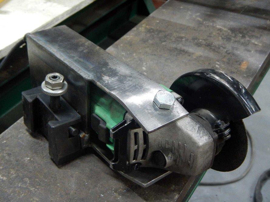Lathe Angle grinder attachment r/OSHA