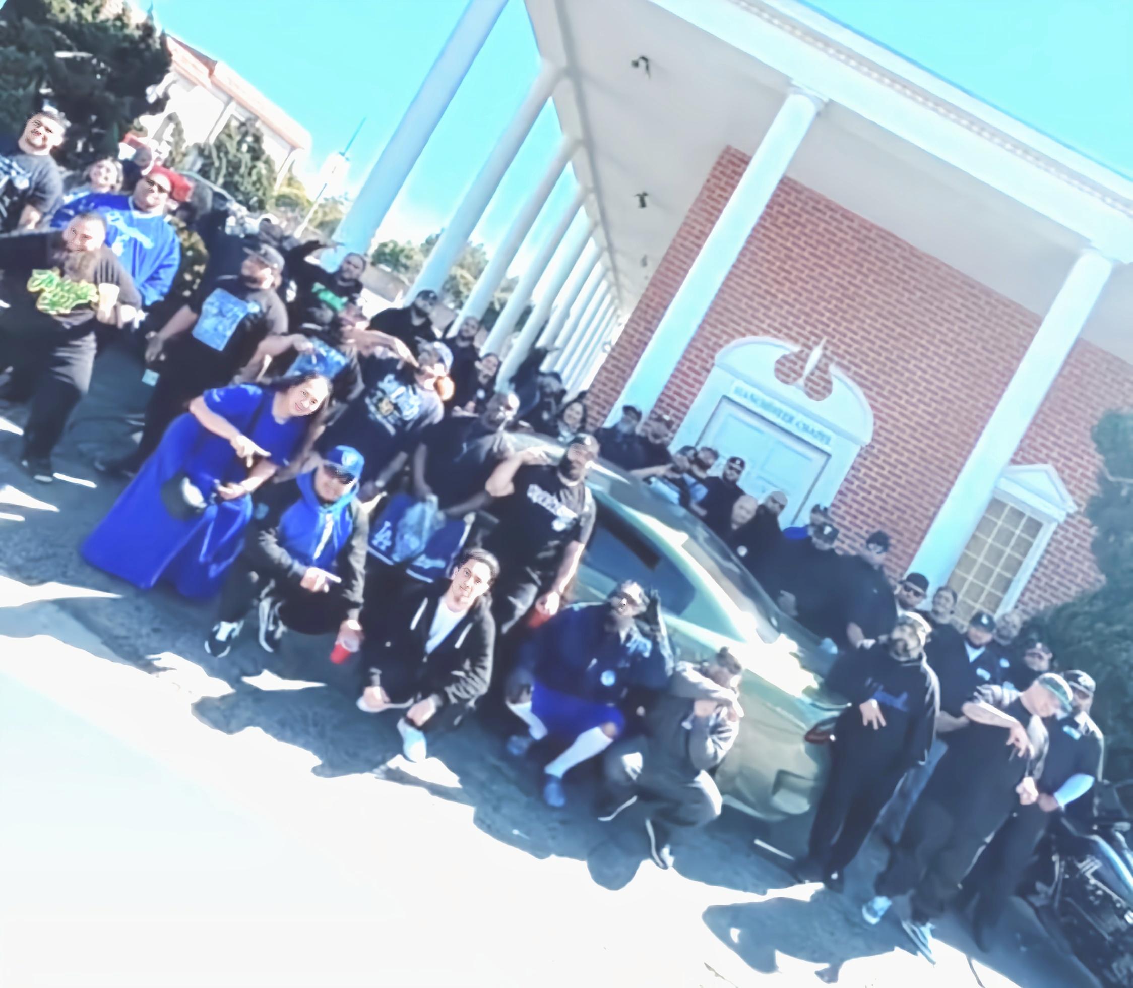 Ten Deuce Inglewood Tongan Crip Gang TNutt Funeral Yesterday At Inglewood Park Cemetery r