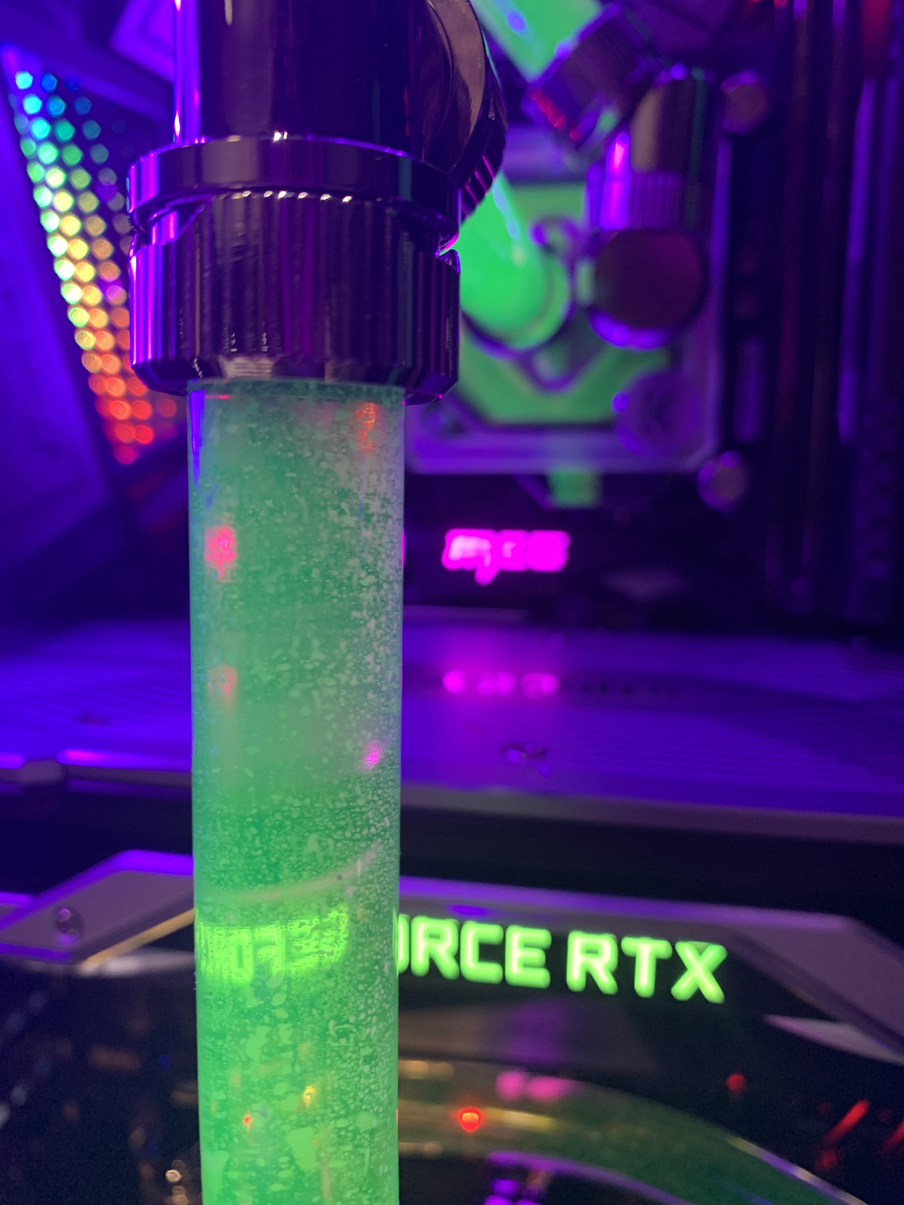 What are these white particles stuck to the sides of my loop tubes? r