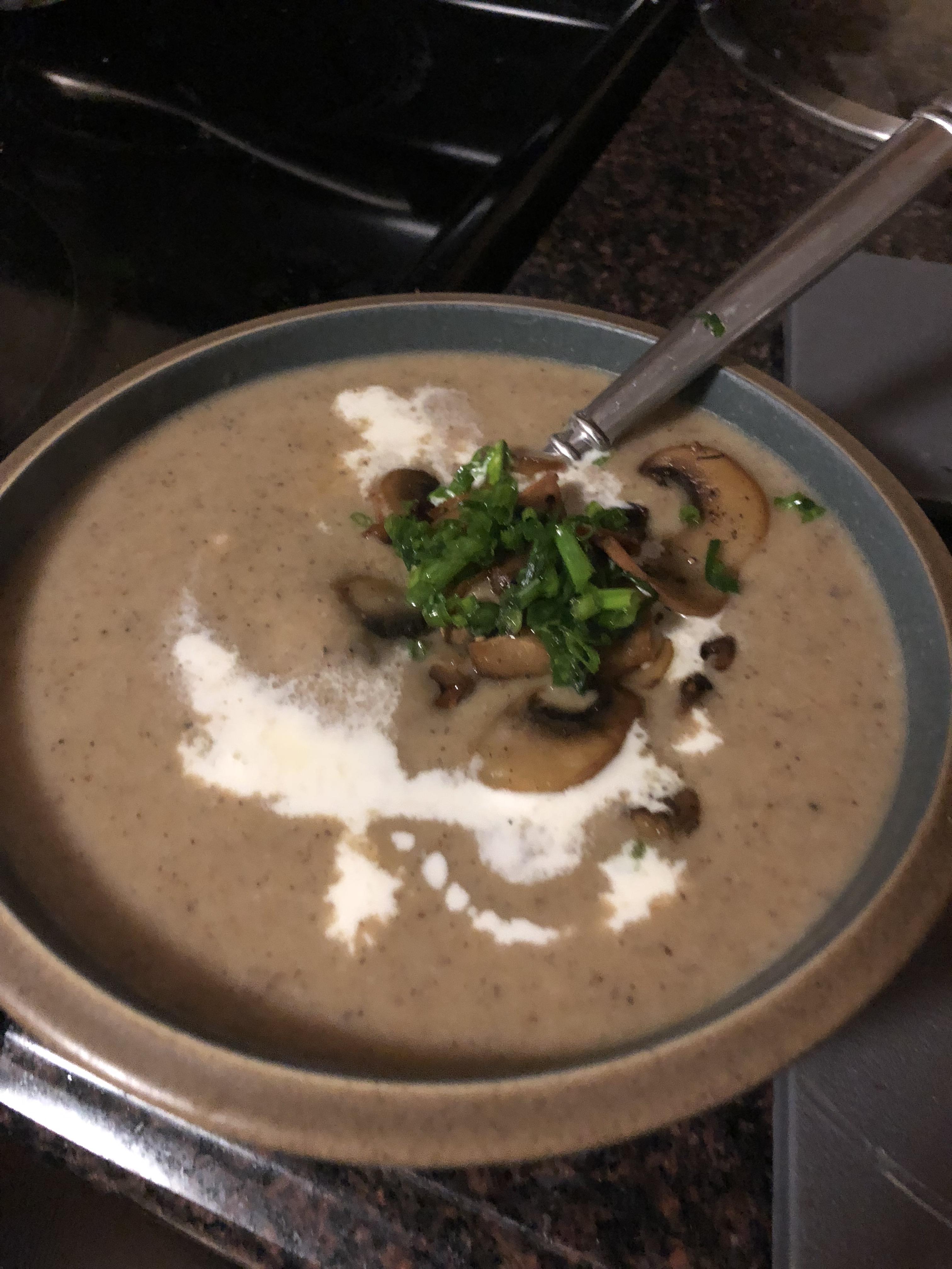 Mushroom Bisque r/soup