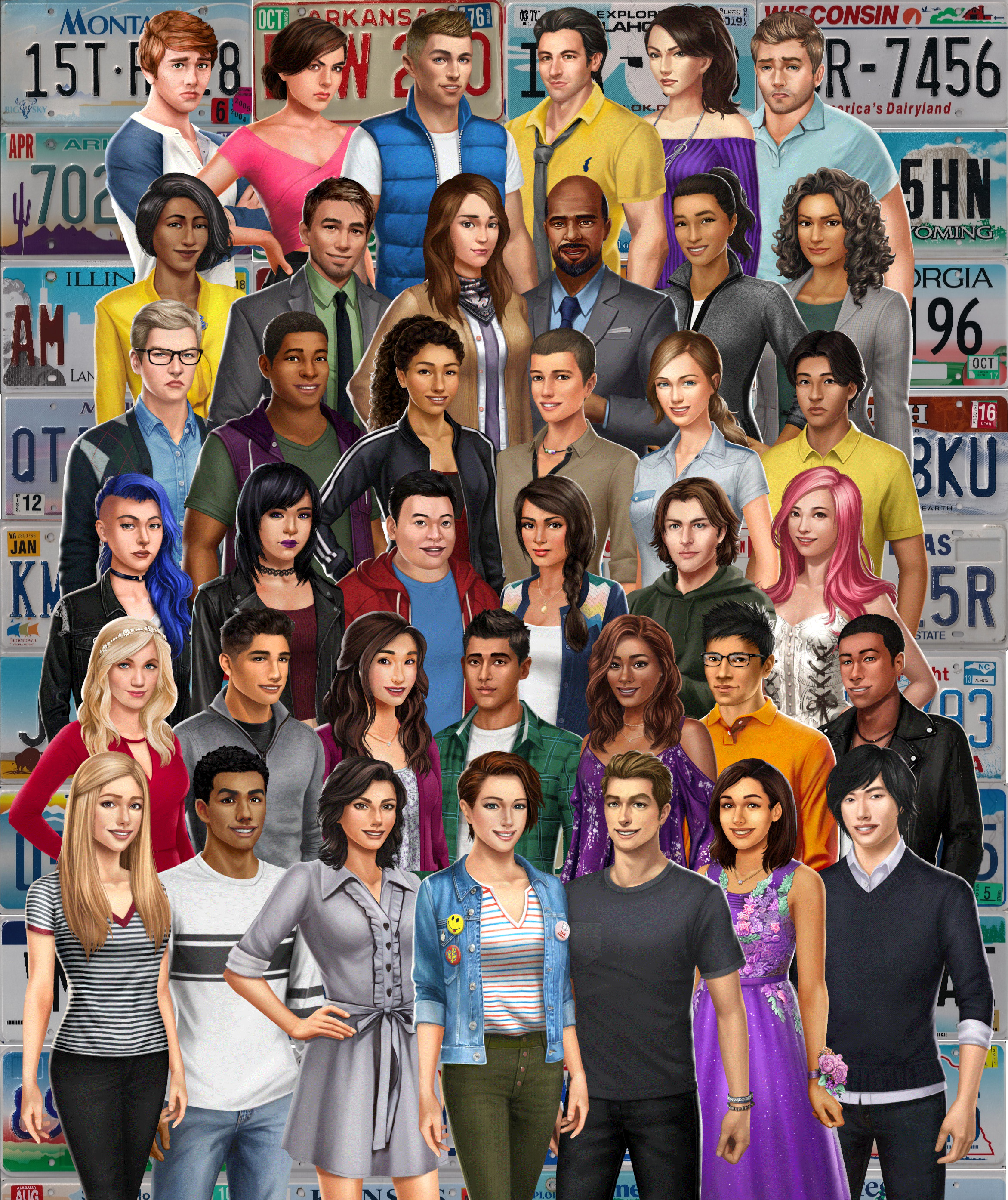 High School Story Group Photo r/Choices