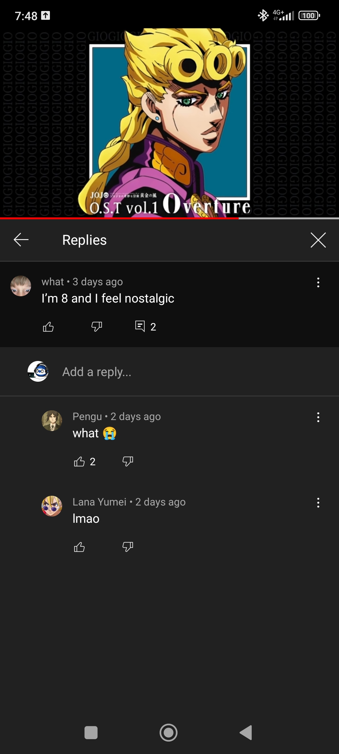 lmao what 8 year old watches JoJo r/youngpeopleyoutube