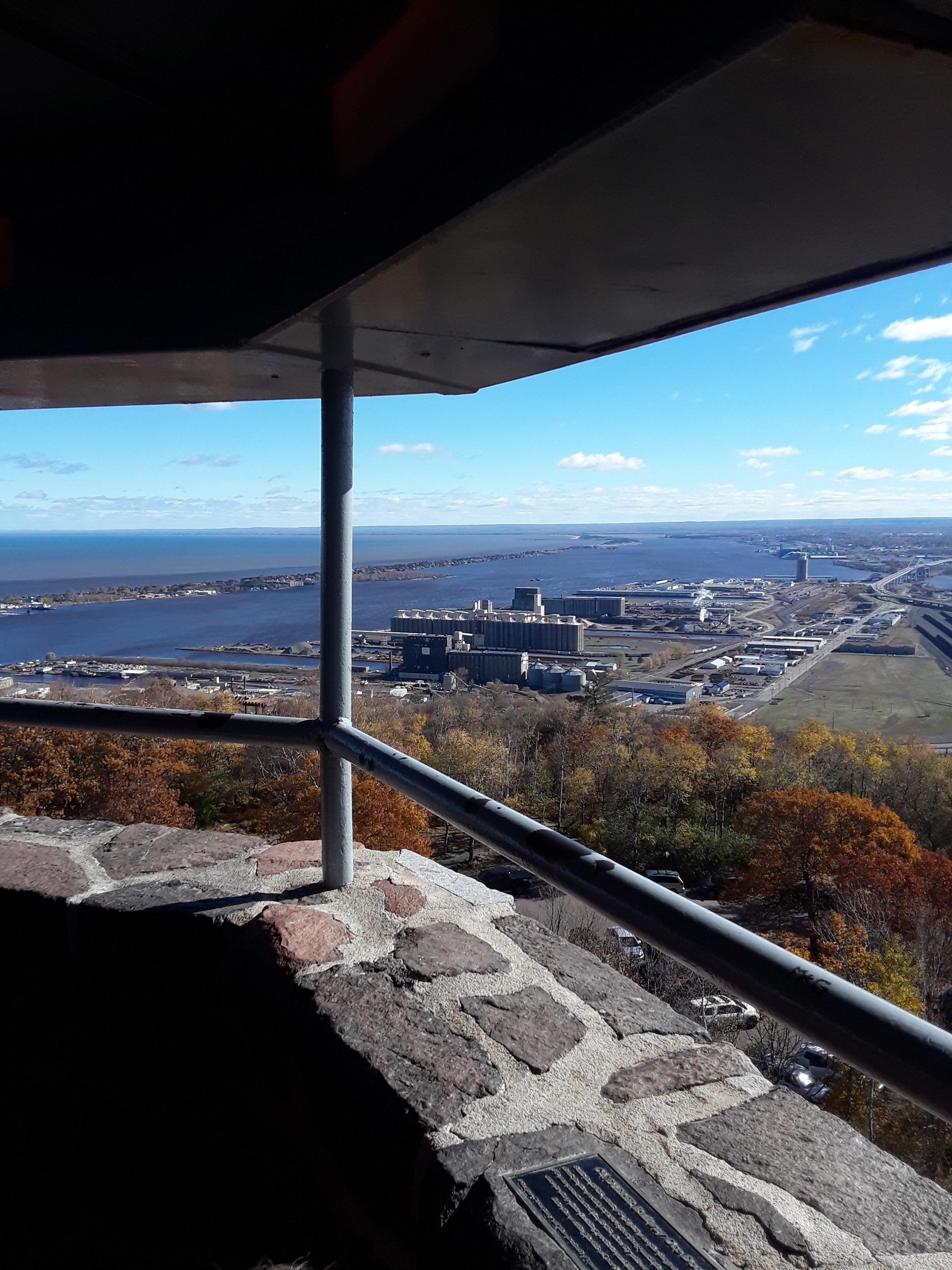 Duluth from Enger Tower. So cold! r/minnesota