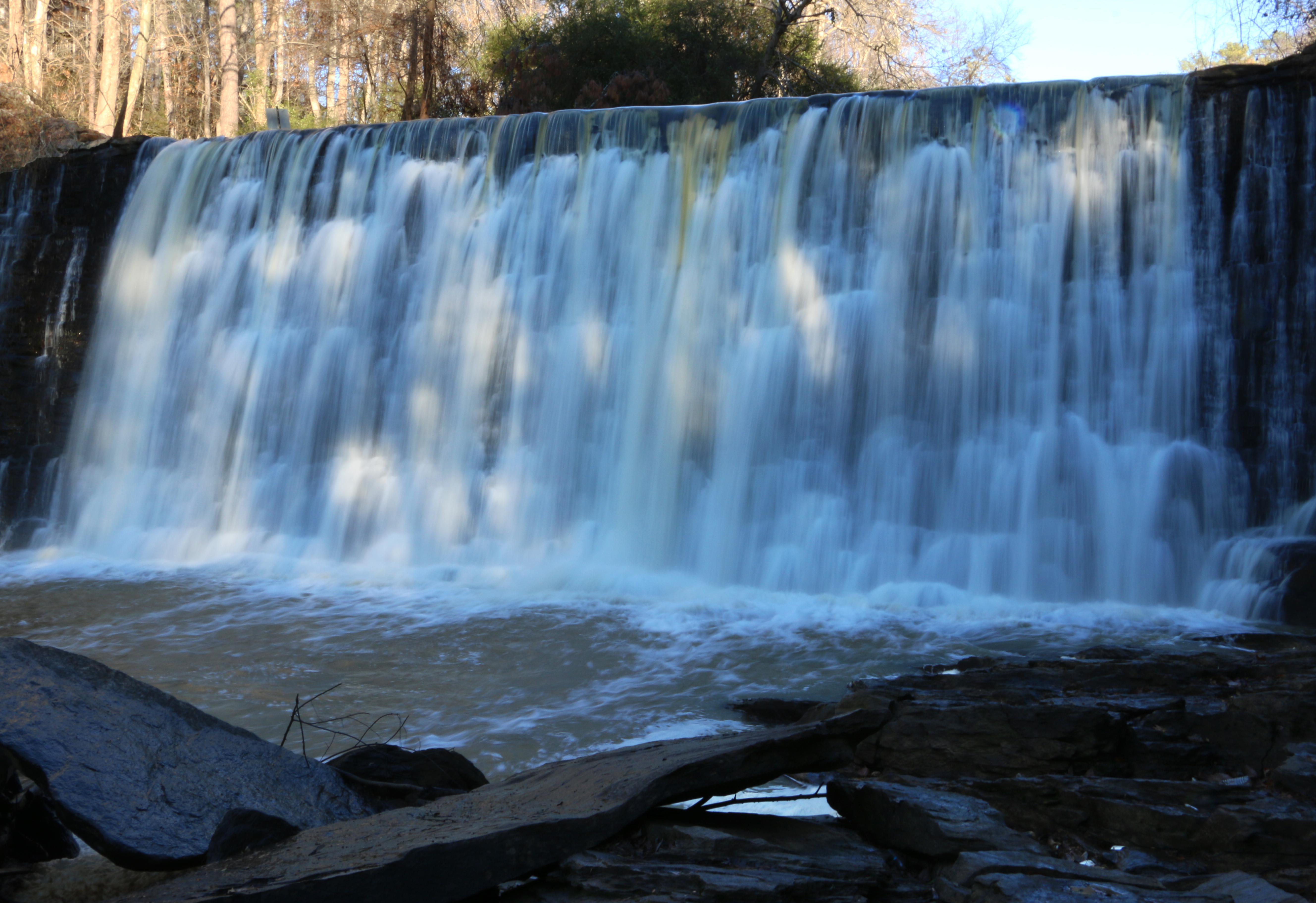 Roswell Mill Waterfall on the Chattahoochee, Atlanta [OC] [5315
