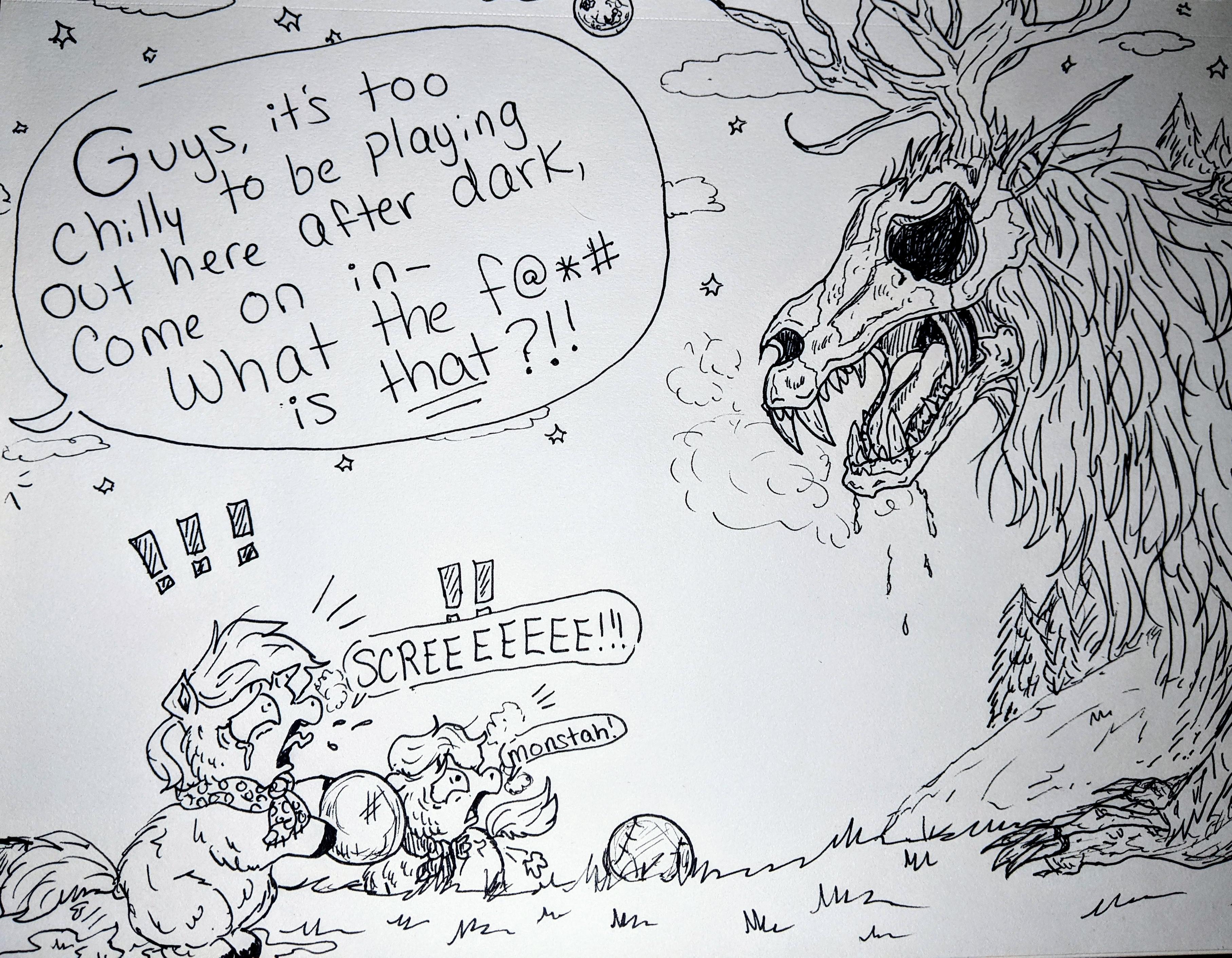 Nighttime Play (Art by Kalooboo)