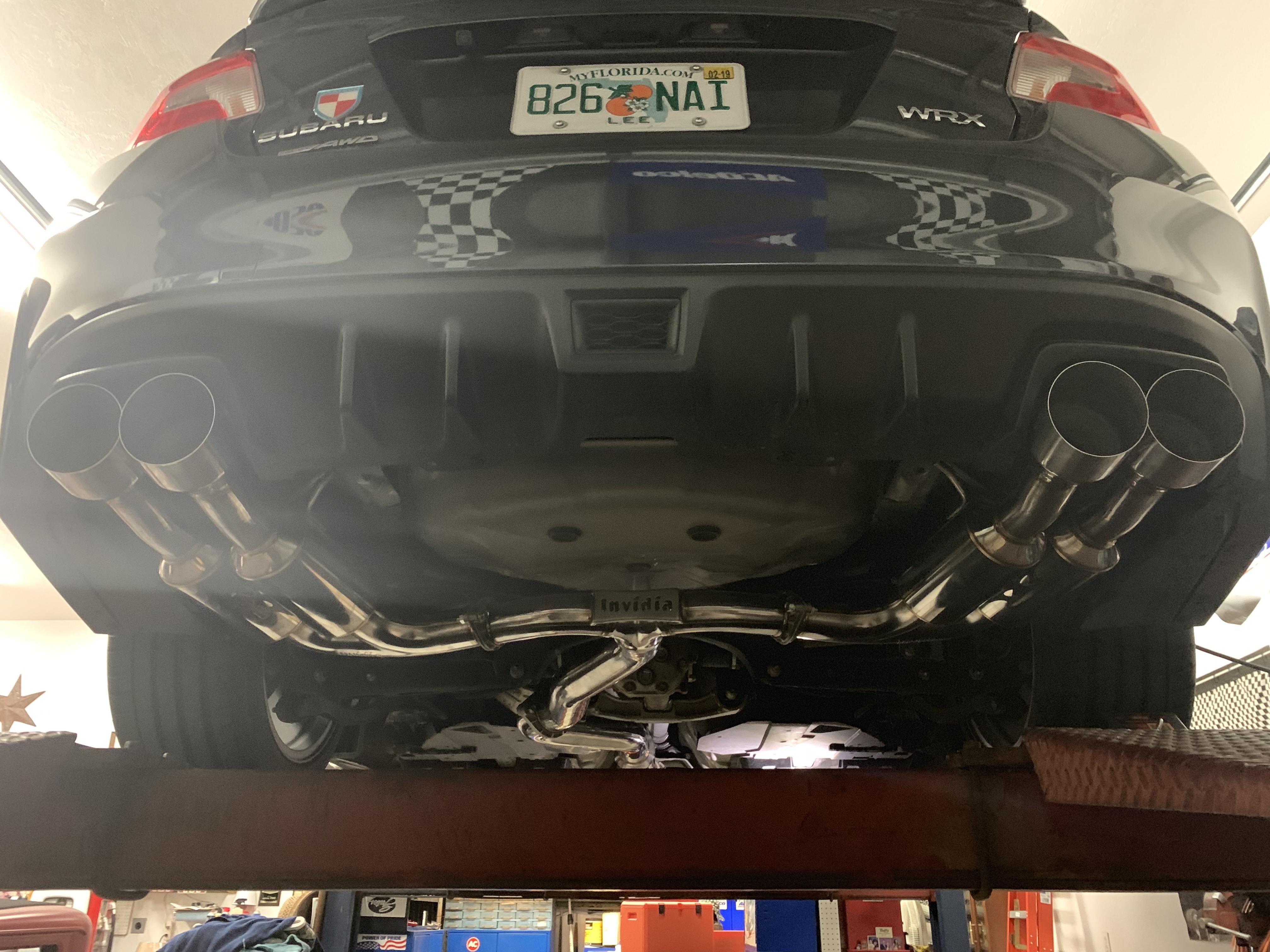 Installed the R400 exhaust tonight. This is what dreams are made of. I